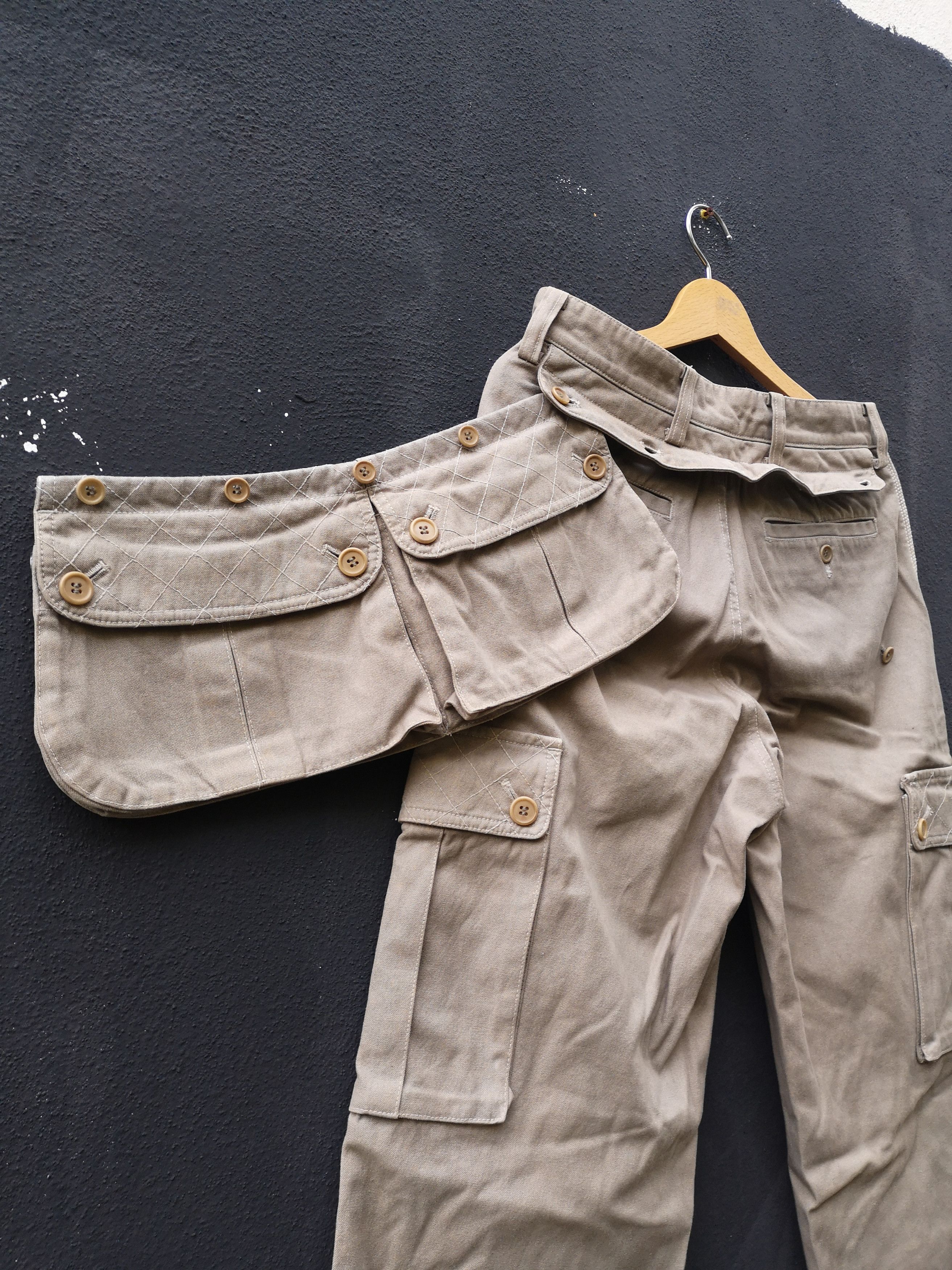 Issey Miyake Issey Miyake Cargo Tactical Pants Size US 30 / EU 46 - 14 Thumbnail