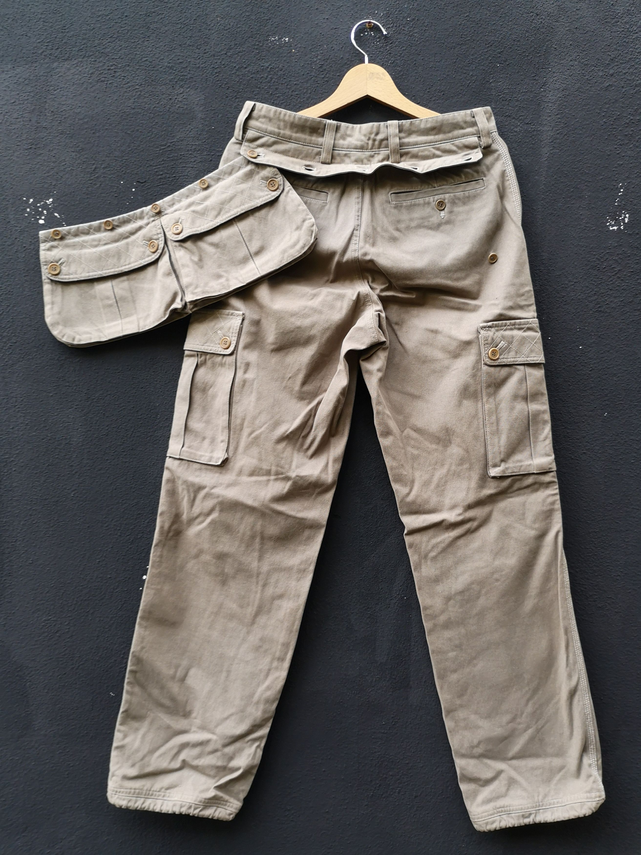 Issey Miyake Issey Miyake Cargo Tactical Pants Size US 30 / EU 46 - 13 Thumbnail