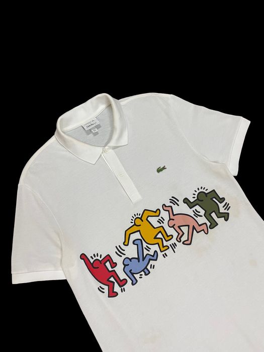 Polo lacoste clearance keith haring homme