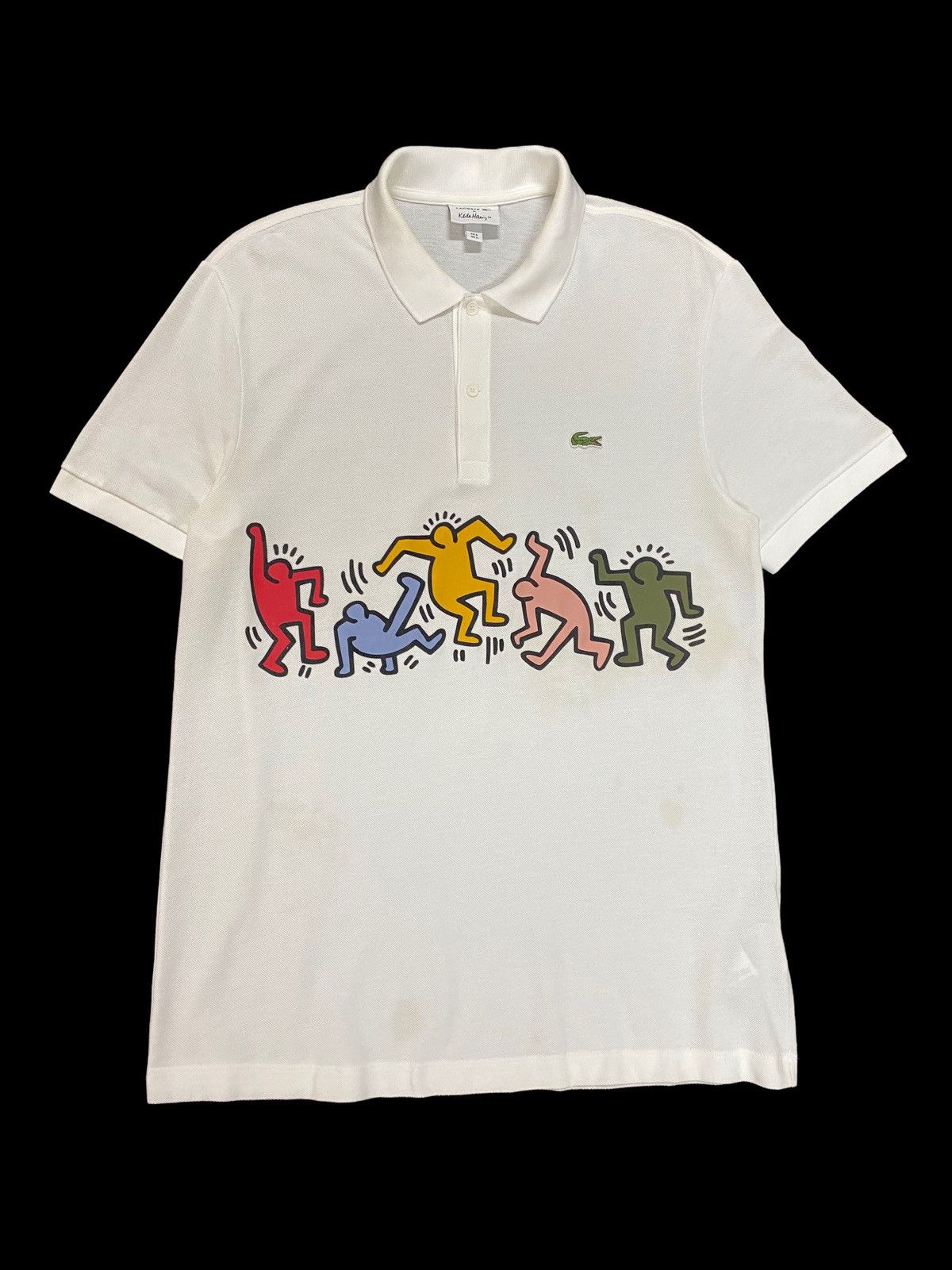 Lacoste keith haring polo best sale