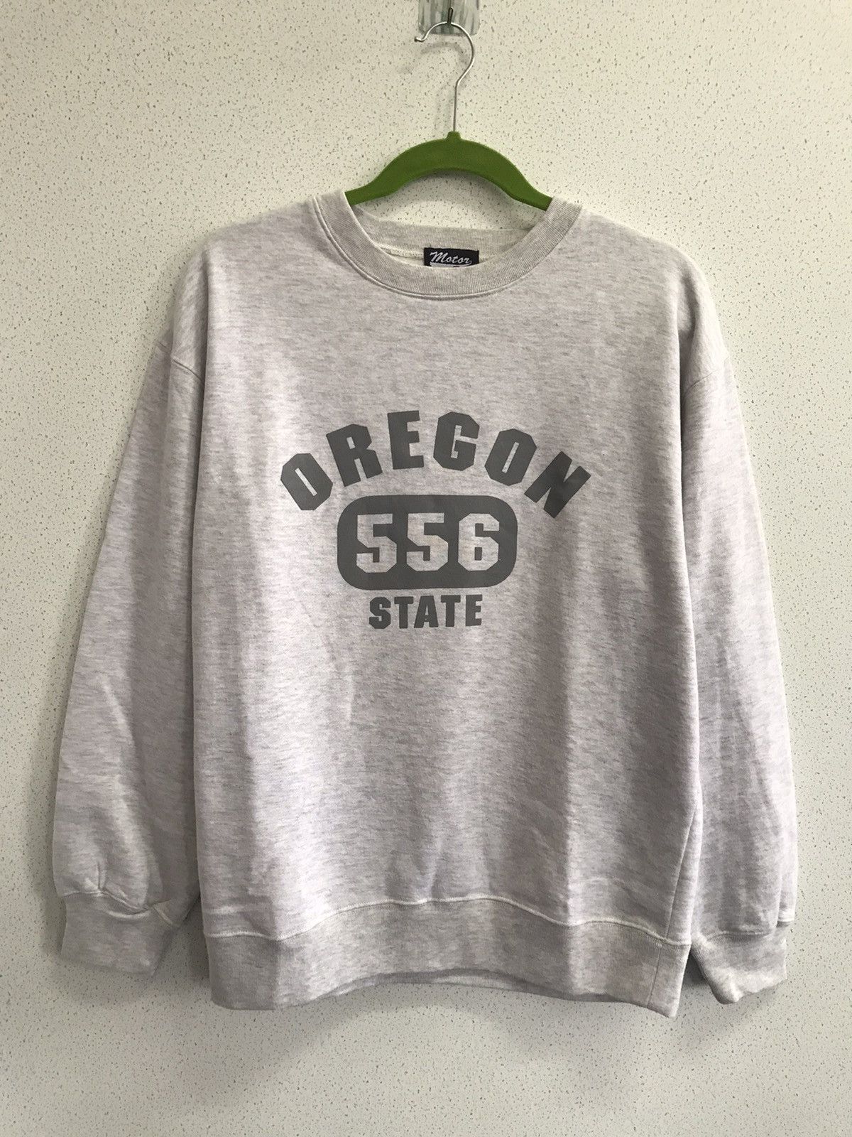 Japanese Brand Vintage 🔥 Motor Way Oregon State 555 Sweatshirt Size US M / EU 48-50 / 2 - 1 Thumbnail