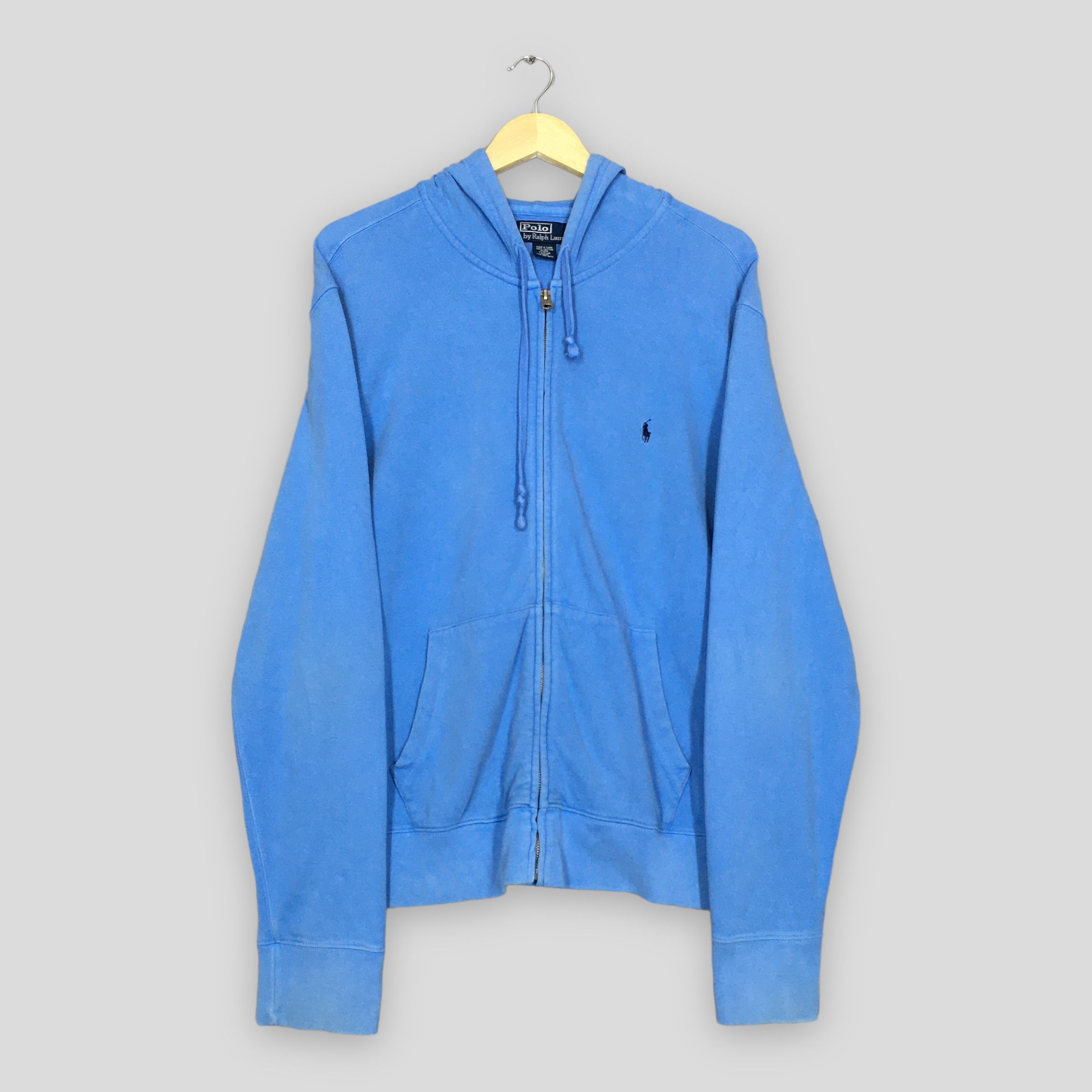 Polo Ralph Lauren Vintage 90s Polo Ralph Lauren Zipper Hoodies Large Size US L / EU 52-54 / 3 - 1 Thumbnail