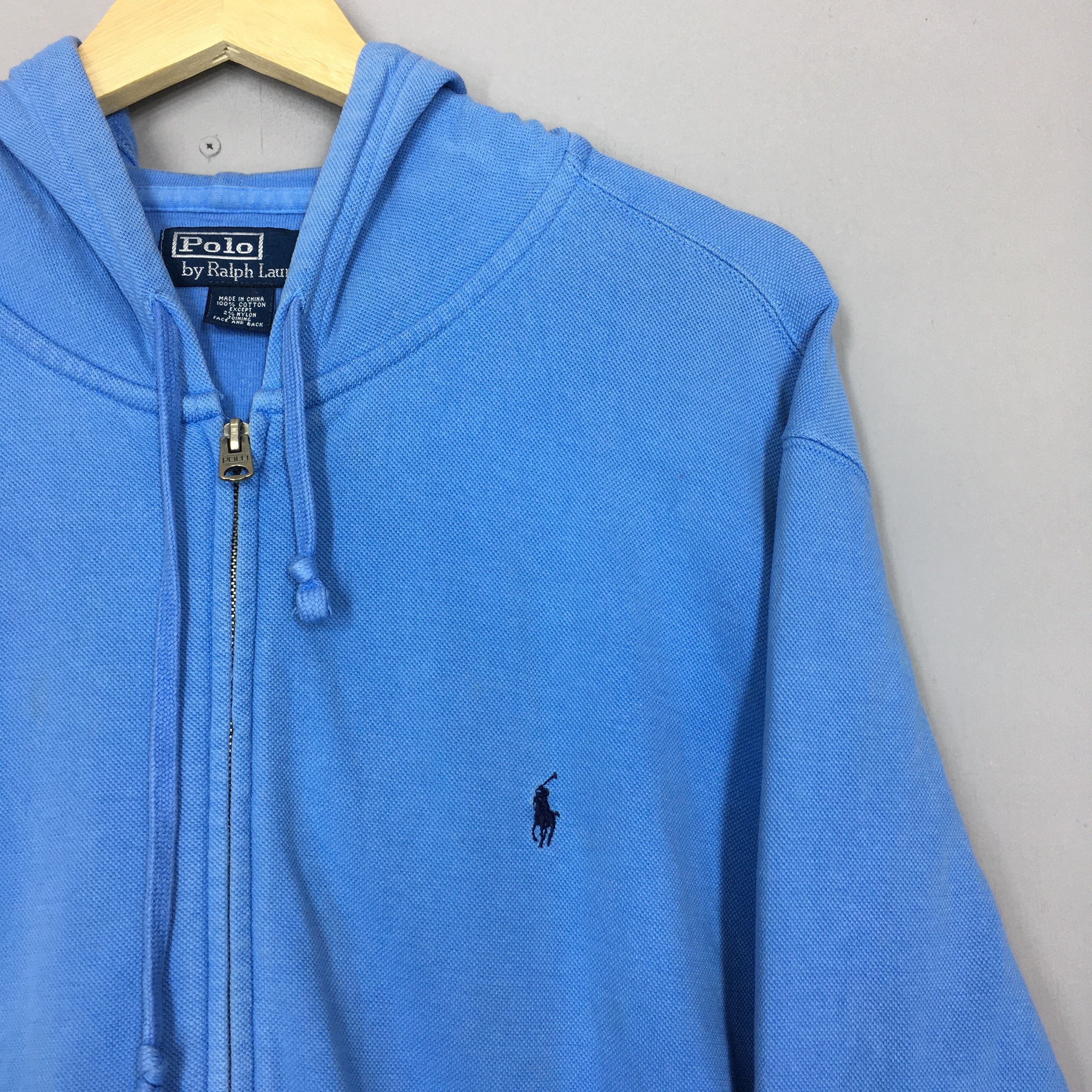 Polo Ralph Lauren Vintage 90s Polo Ralph Lauren Zipper Hoodies Large Size US L / EU 52-54 / 3 - 2 Thumbnail