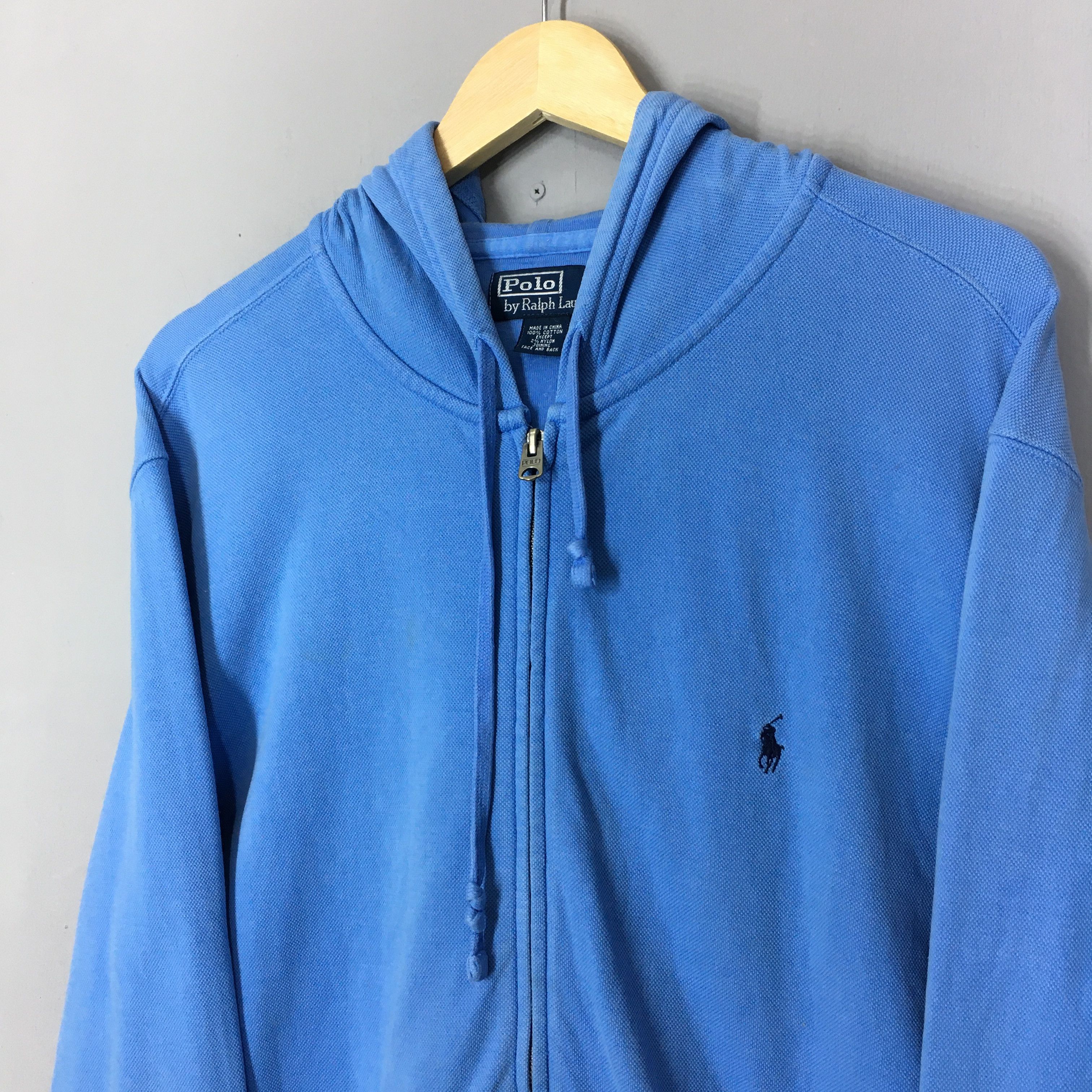 Polo Ralph Lauren Vintage 90s Polo Ralph Lauren Zipper Hoodies Large Size US L / EU 52-54 / 3 - 3 Thumbnail