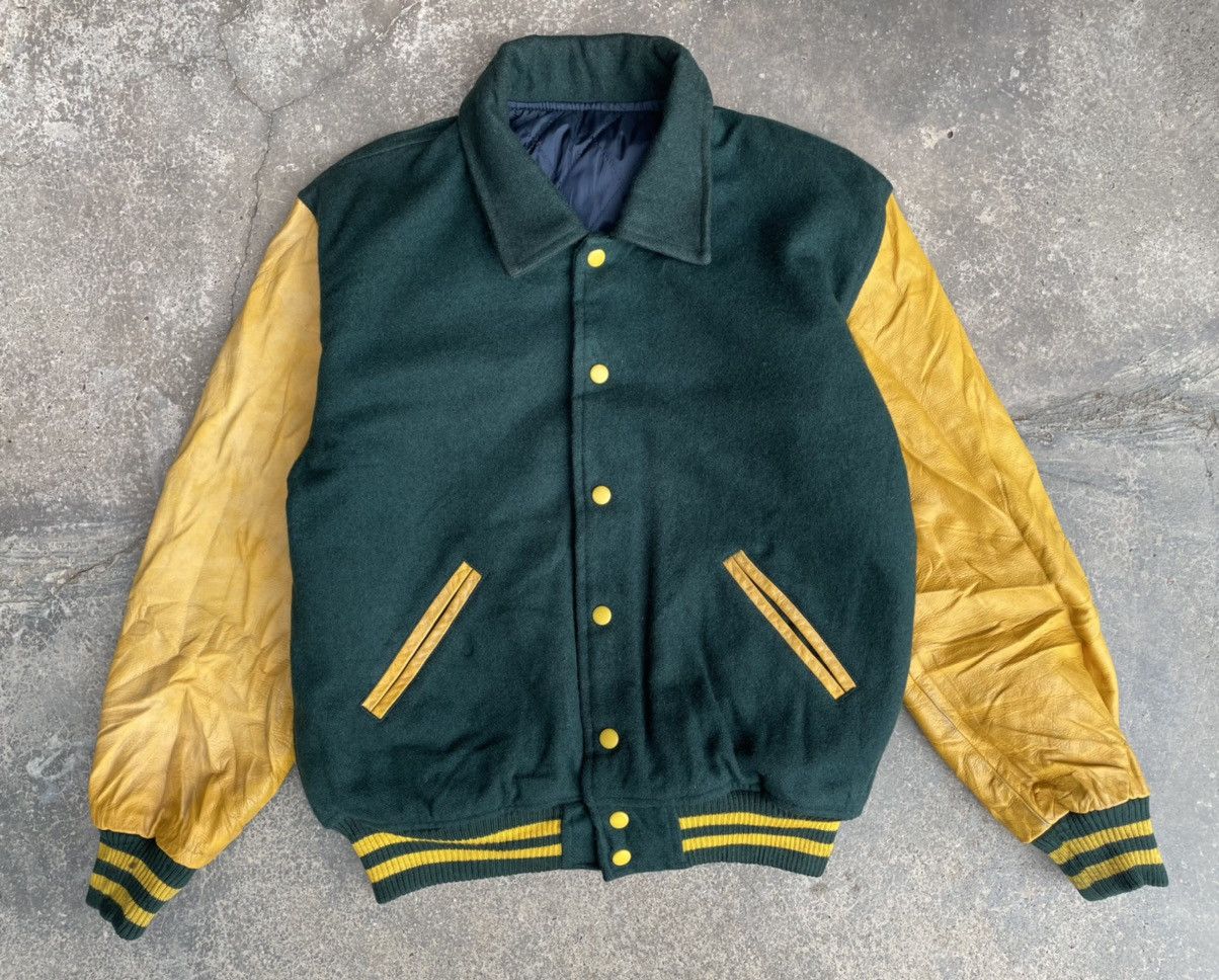 Japanese Brand VINTAGE JAPANESE VARSITY JACKET Size US M / EU 48-50 / 2 - 1 Thumbnail