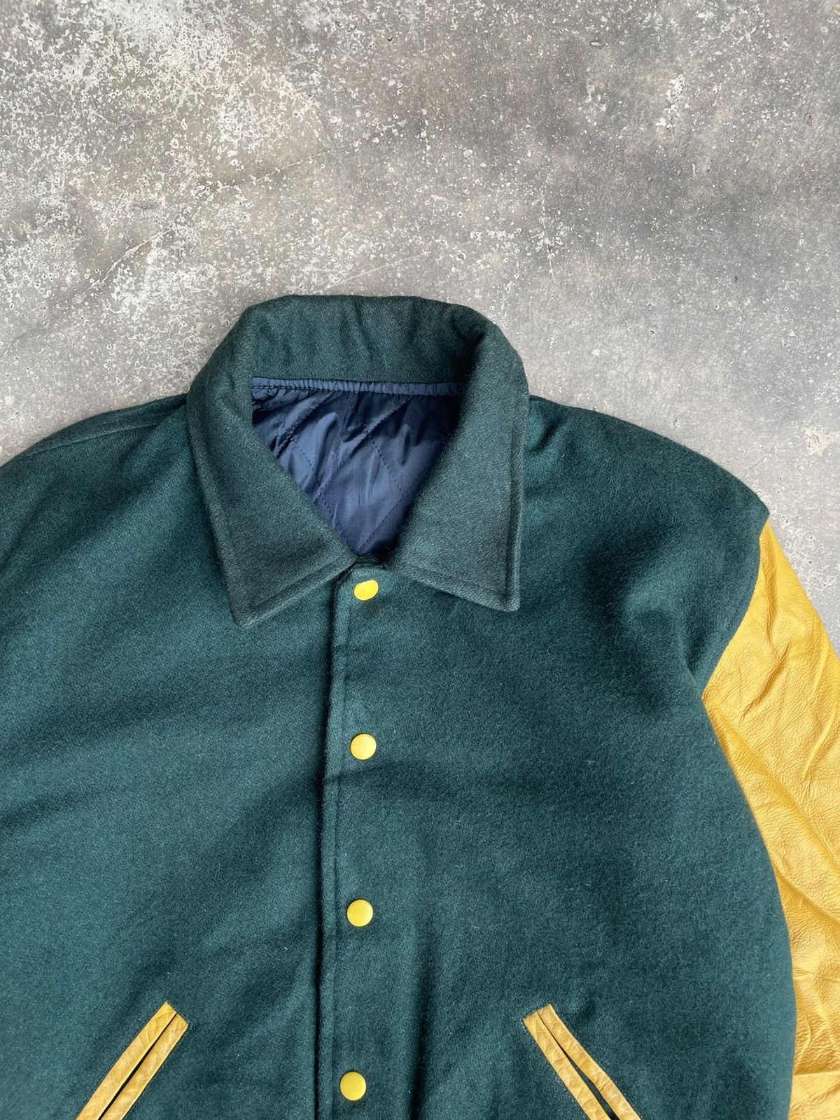 Japanese Brand VINTAGE JAPANESE VARSITY JACKET Size US M / EU 48-50 / 2 - 2 Thumbnail