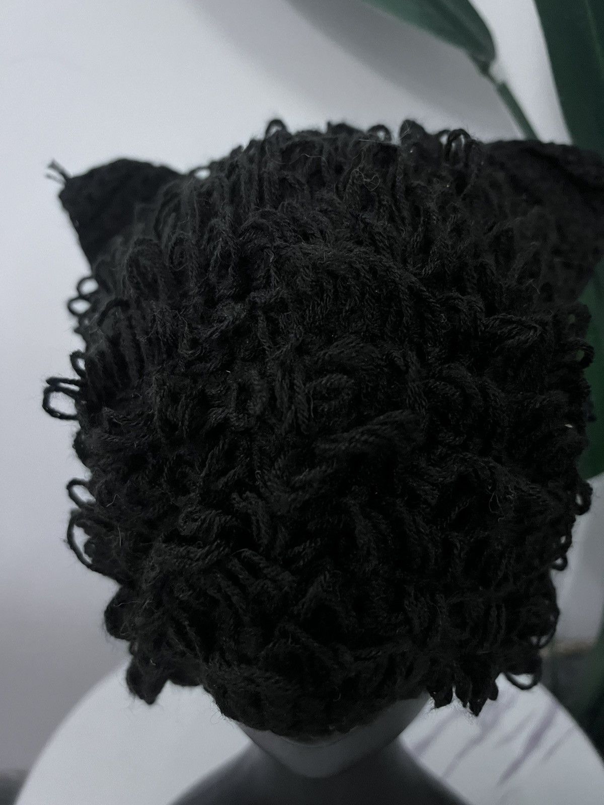 Beauty Beast × Vintage Sick🔥🔥Bunny horns Mohair Beanie hat Size ONE SIZE - 4 Thumbnail