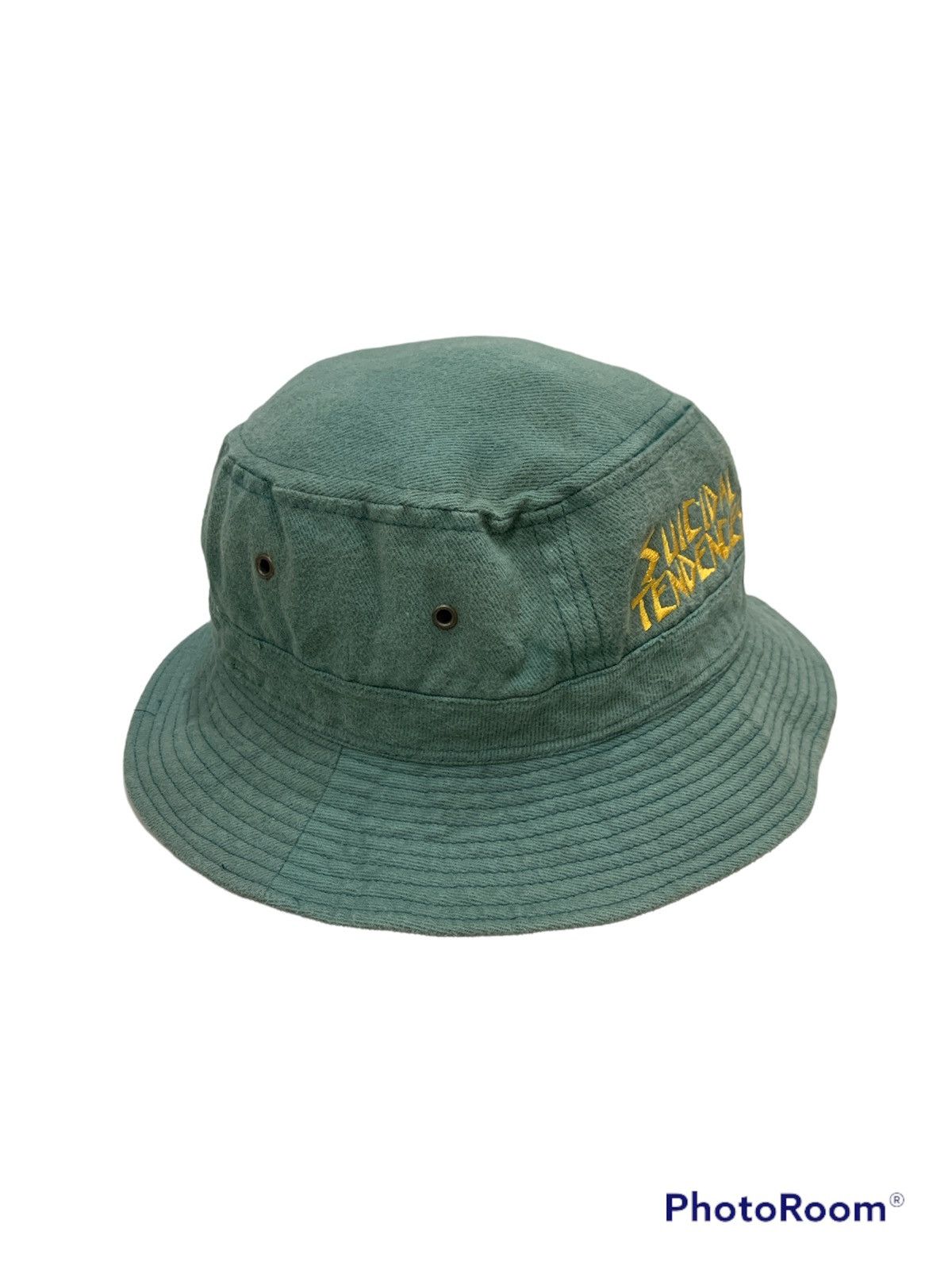 Band Tees VINTAGE SUICIDAL TENDENCIES GREEN ARMY BUCKET HAT Size ONE SIZE - 3 Thumbnail