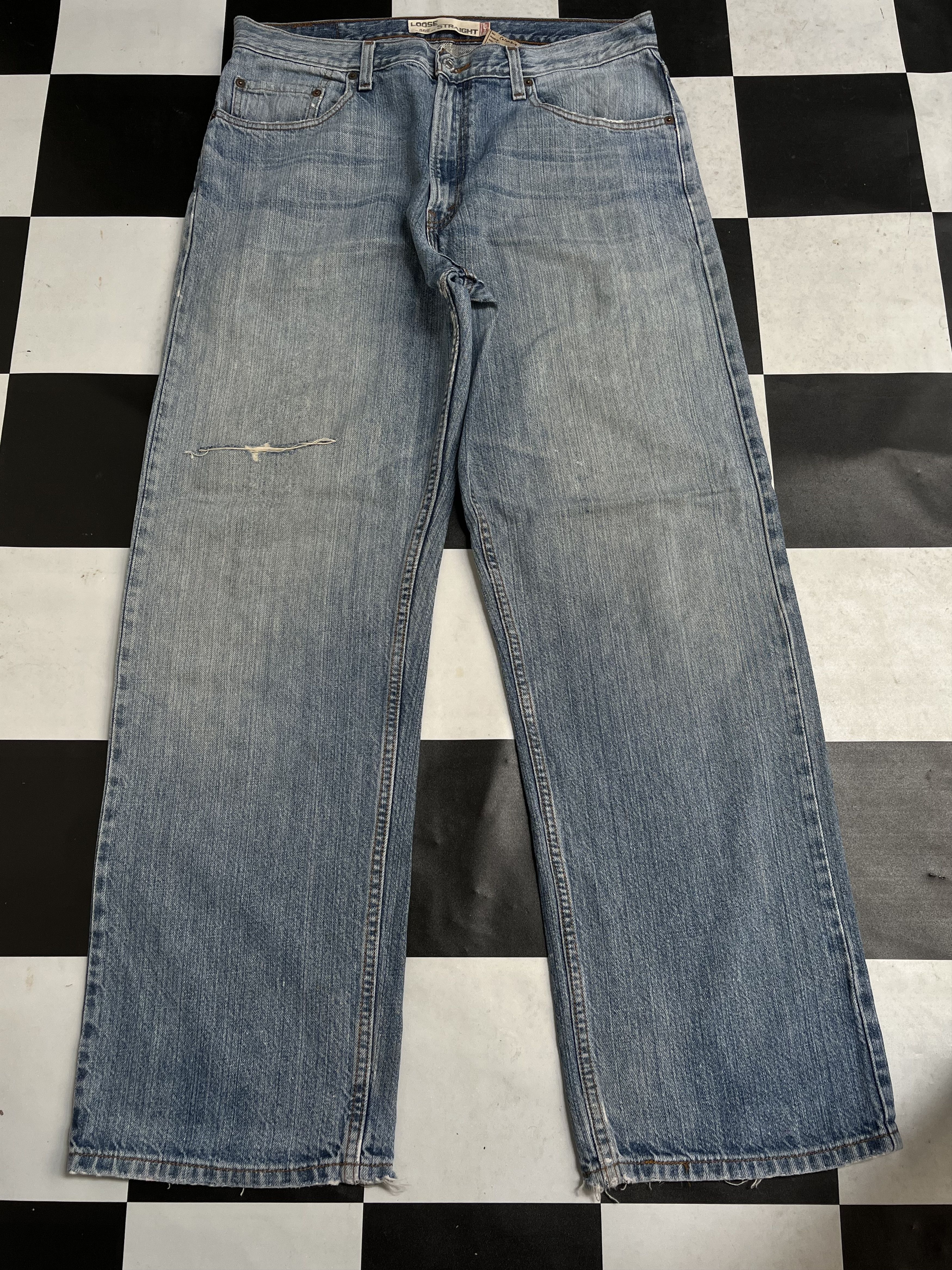 Levi's × Vintage Vintage Levis 569 Loose Fit Jeans L609 Size US 36 / EU 52 - 1 Thumbnail