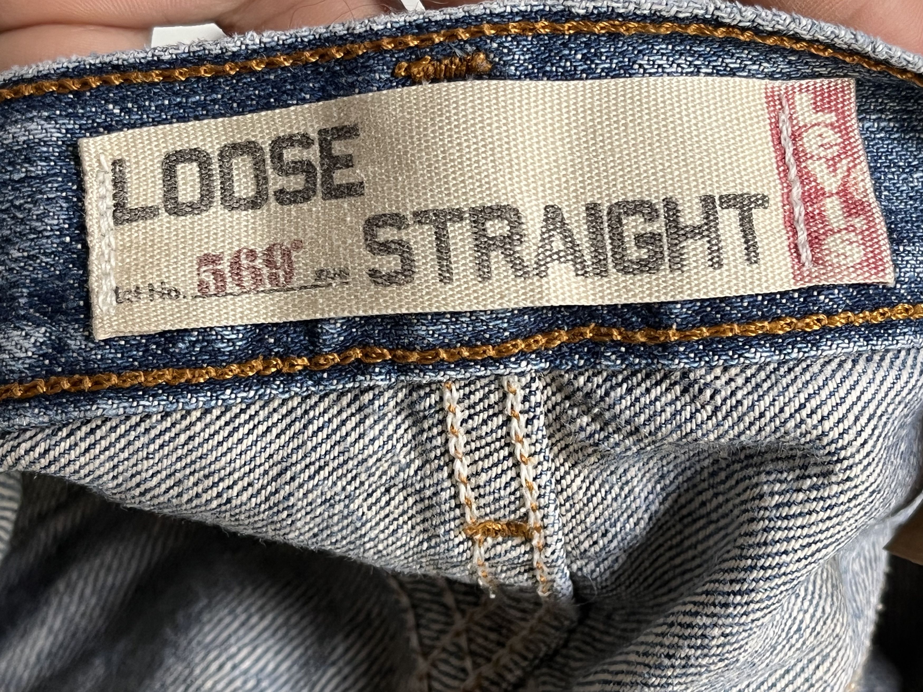 Levi's × Vintage Vintage Levis 569 Loose Fit Jeans L609 Size US 36 / EU 52 - 13 Thumbnail