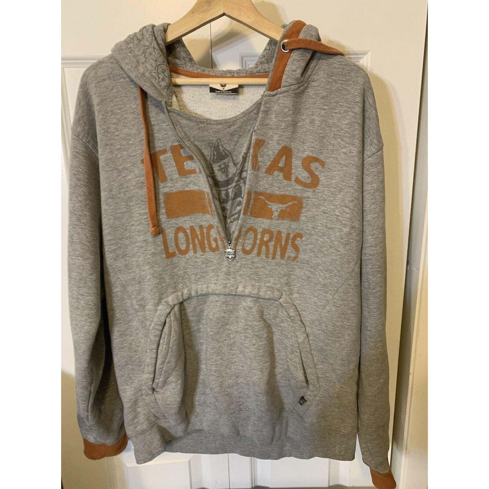 Other U espn Texas Longhorns Sweater Hoodie Men’s Sz M Gray Orange Size US M / EU 48-50 / 2 - 1 Thumbnail