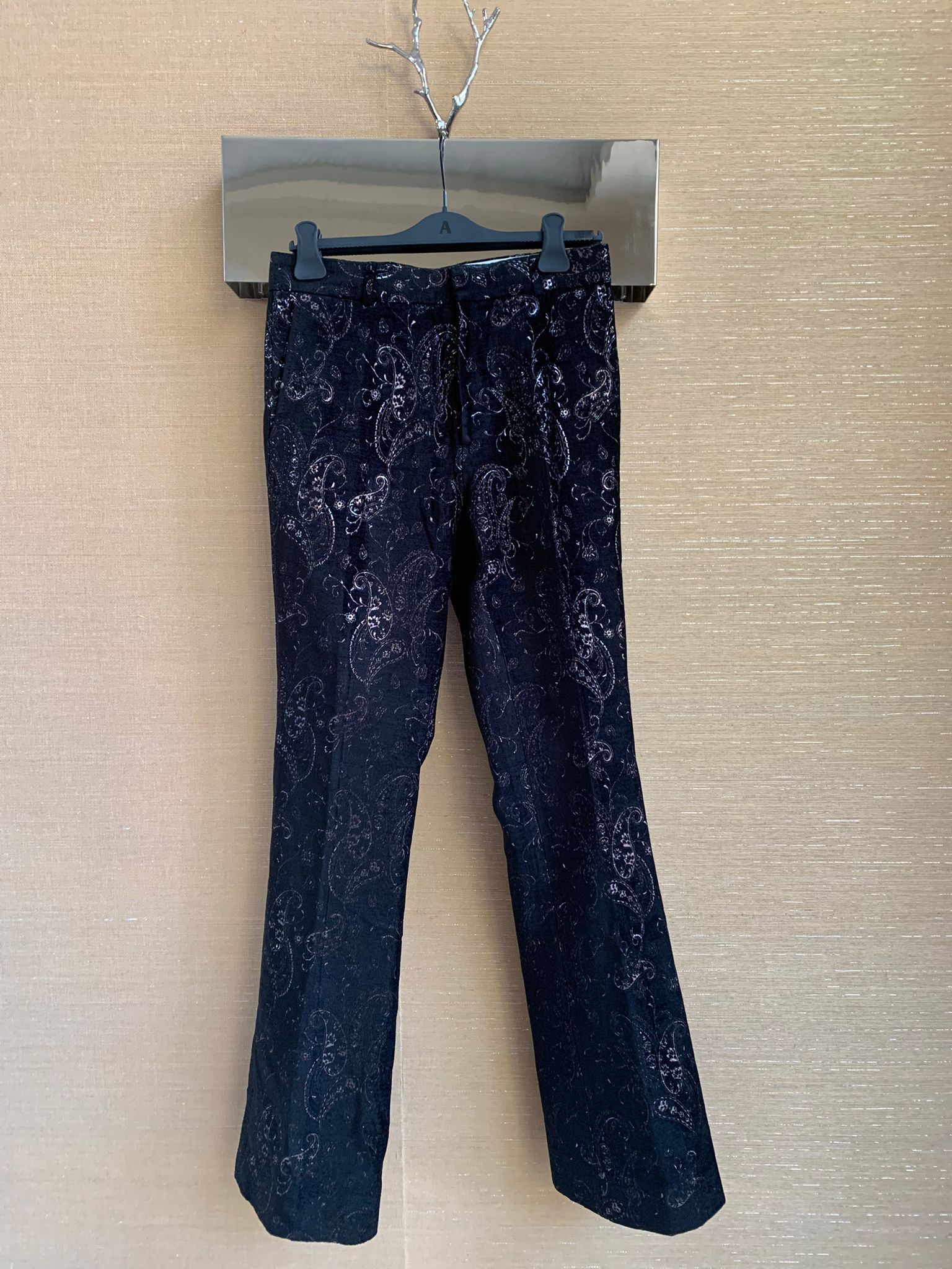 Amiri Guitar Paisely Flare Paisley Pants in Black Size US 32 / EU 48 - 2 Thumbnail
