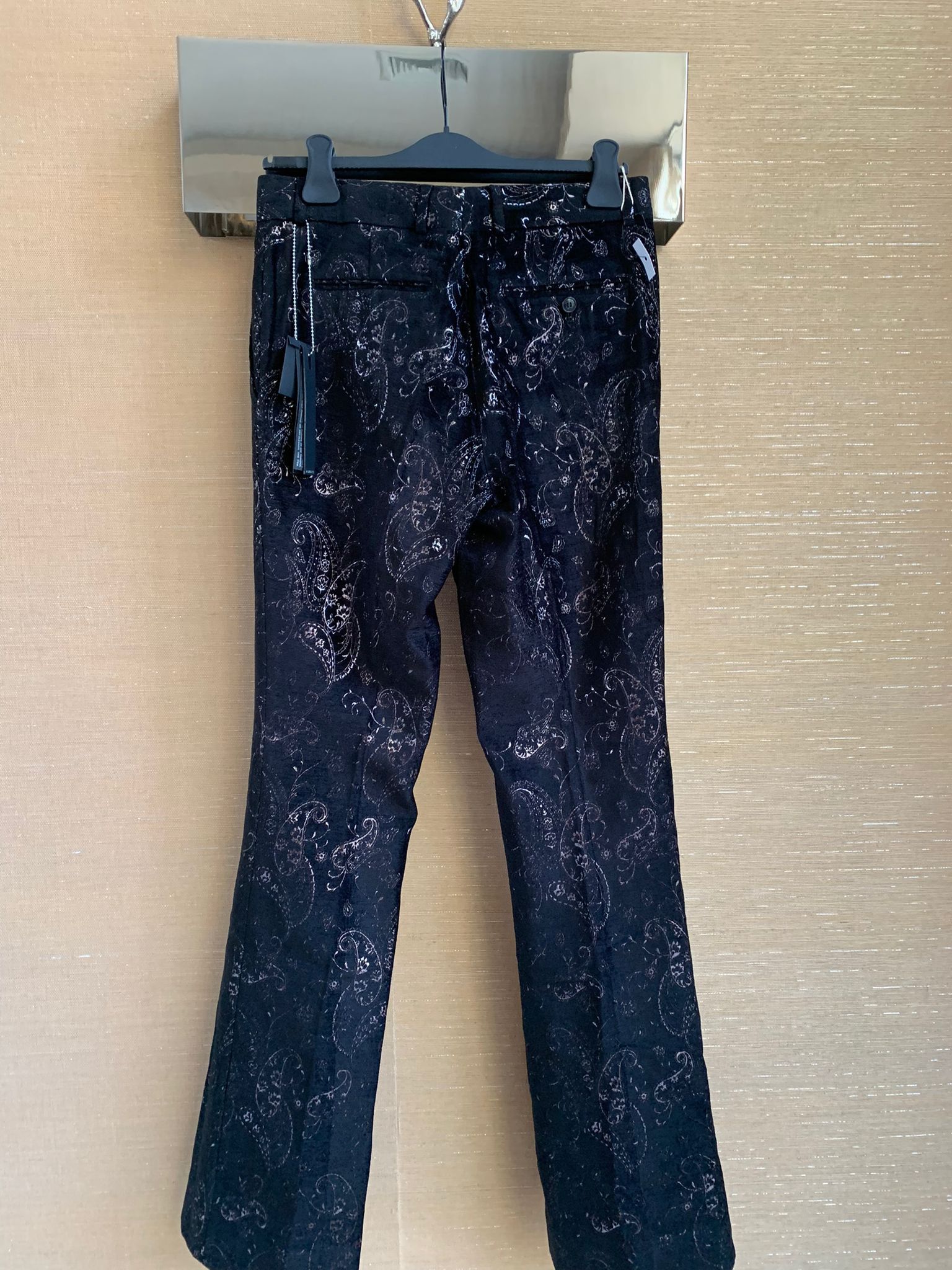 Amiri Guitar Paisely Flare Paisley Pants in Black Size US 32 / EU 48 - 16 Thumbnail