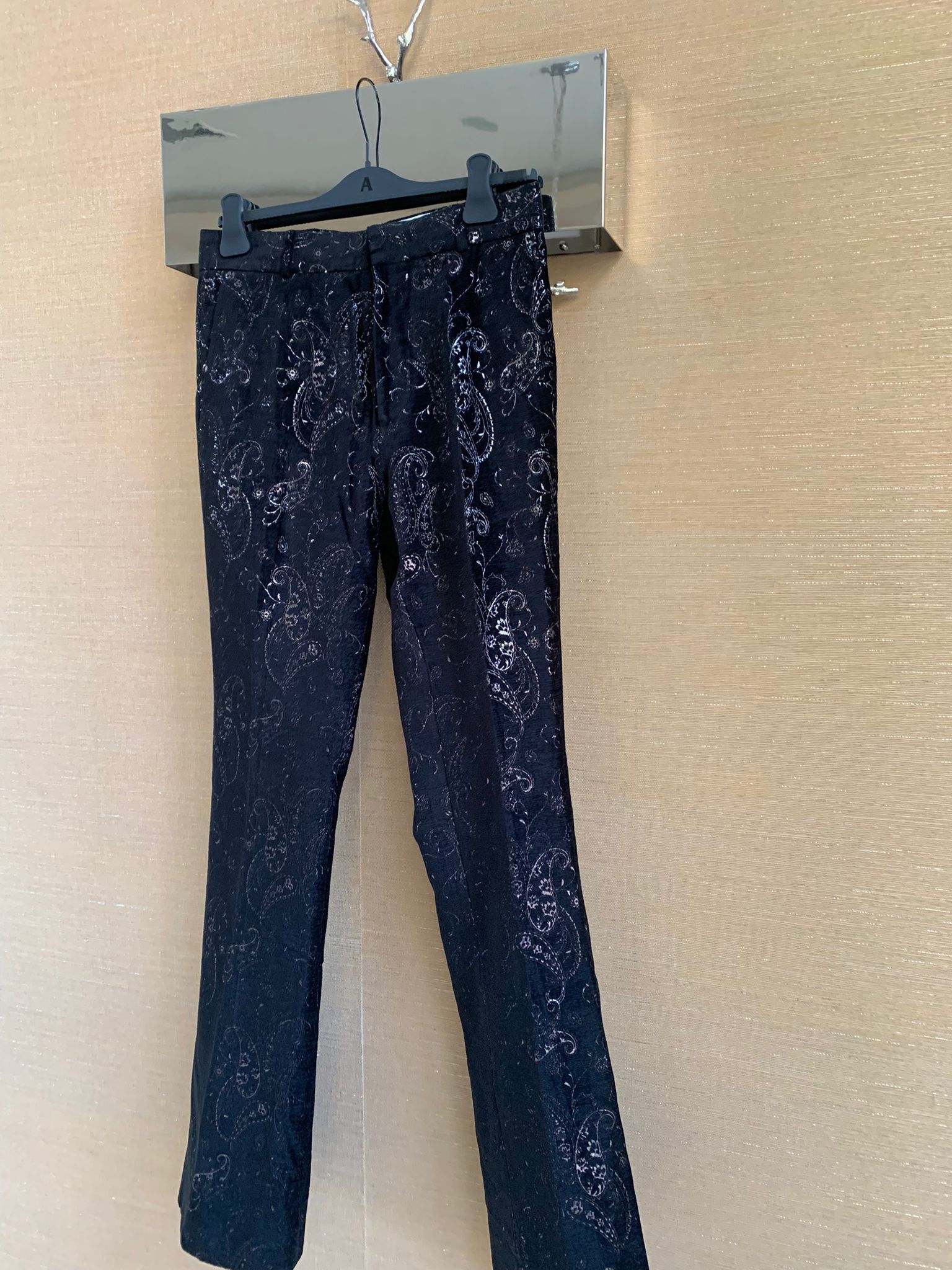 Amiri Guitar Paisely Flare Paisley Pants in Black Size US 32 / EU 48 - 8 Thumbnail