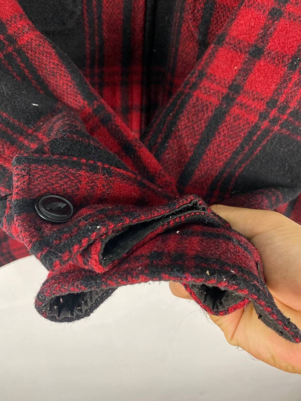 Japanese Brand Back Number Wool Jacket Red Plaid Tartan Punk style Size US S / EU 44-46 / 1 - 9 Thumbnail