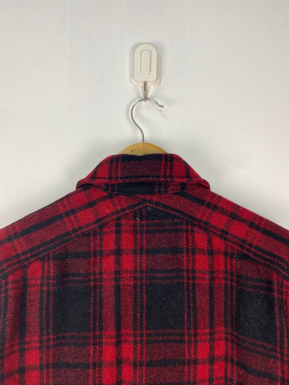 Japanese Brand Back Number Wool Jacket Red Plaid Tartan Punk style Size US S / EU 44-46 / 1 - 10 Thumbnail