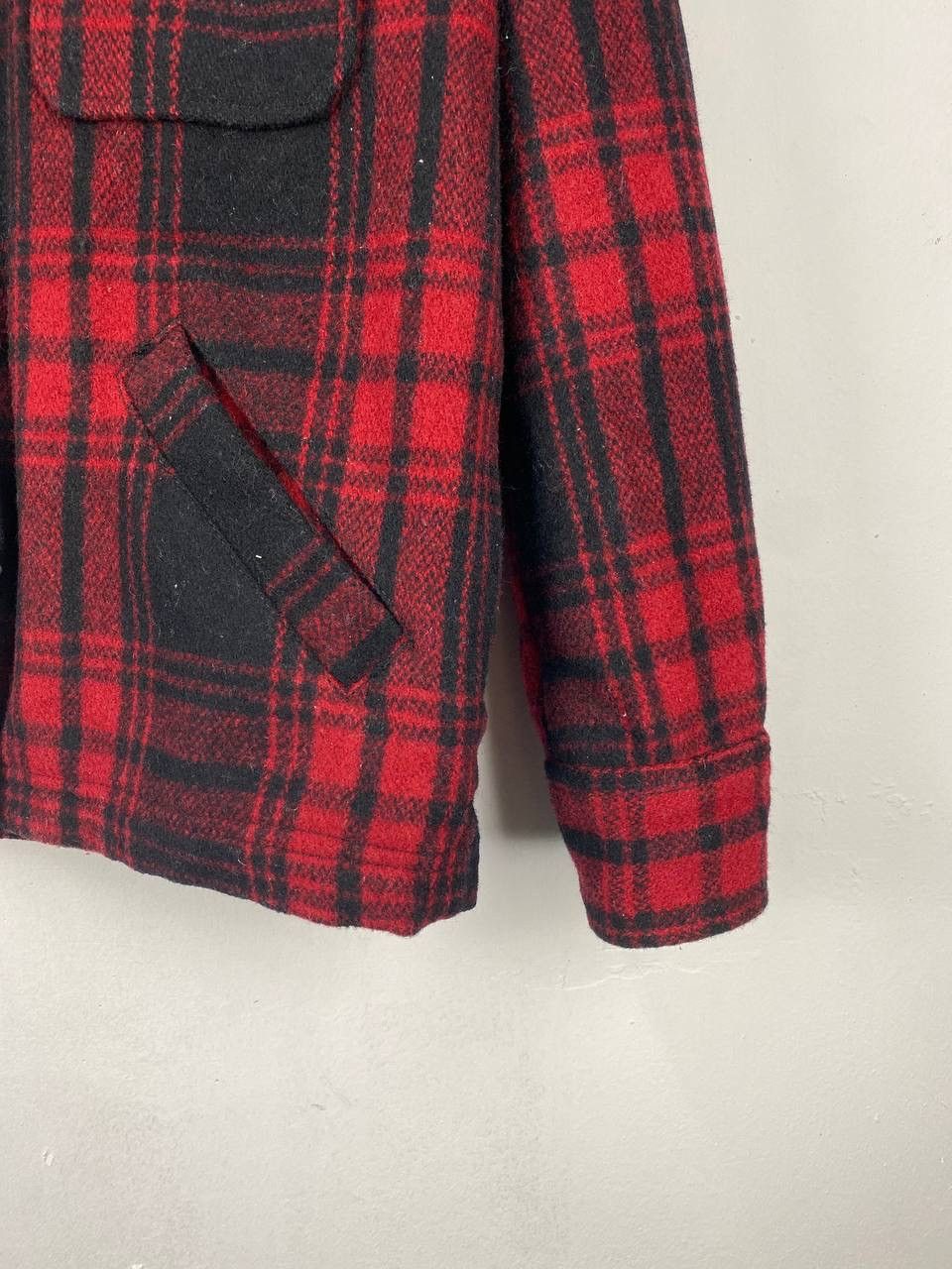 Japanese Brand Back Number Wool Jacket Red Plaid Tartan Punk style Size US S / EU 44-46 / 1 - 8 Thumbnail