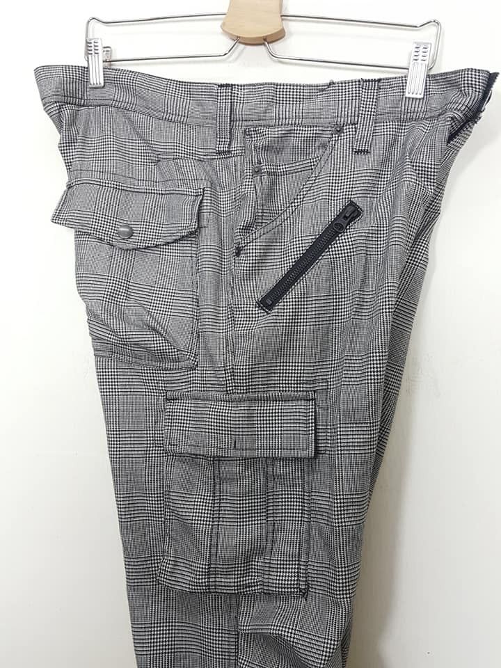 Japanese Brand EDGE RUPERT Rayon Polyester Blend Houndstooth Pants Size US 37 - 7 Thumbnail