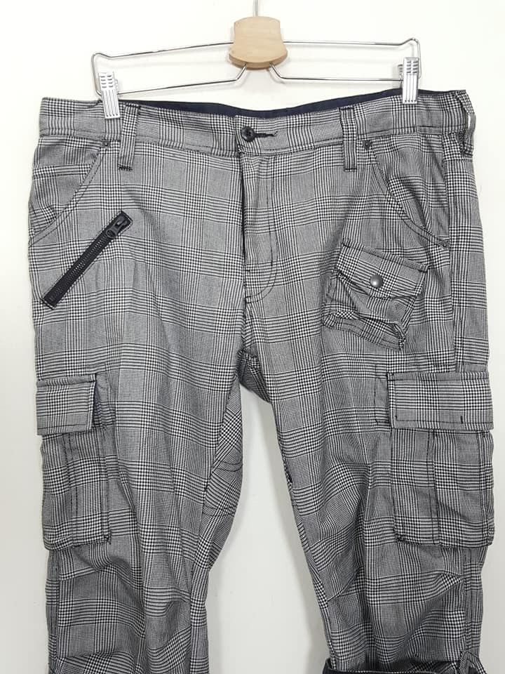 Japanese Brand EDGE RUPERT Rayon Polyester Blend Houndstooth Pants Size US 37 - 9 Thumbnail