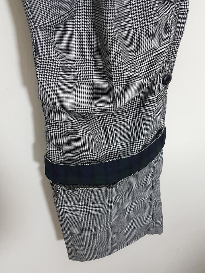 Japanese Brand EDGE RUPERT Rayon Polyester Blend Houndstooth Pants Size US 37 - 19 Thumbnail
