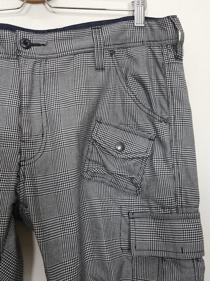 Japanese Brand EDGE RUPERT Rayon Polyester Blend Houndstooth Pants Size US 37 - 12 Thumbnail