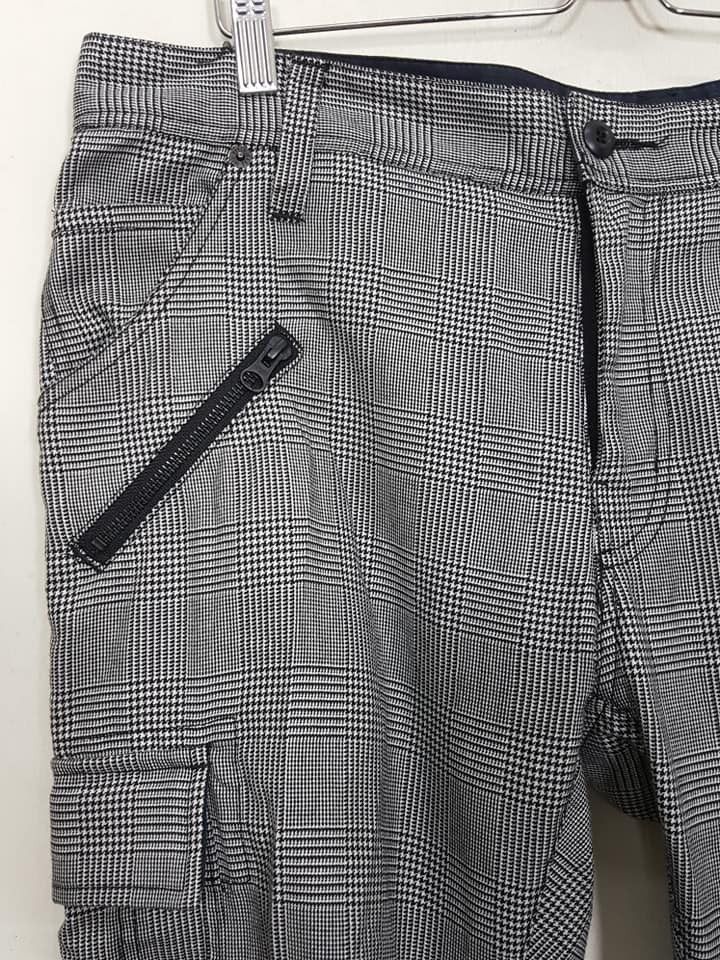 Japanese Brand EDGE RUPERT Rayon Polyester Blend Houndstooth Pants Size US 37 - 10 Thumbnail