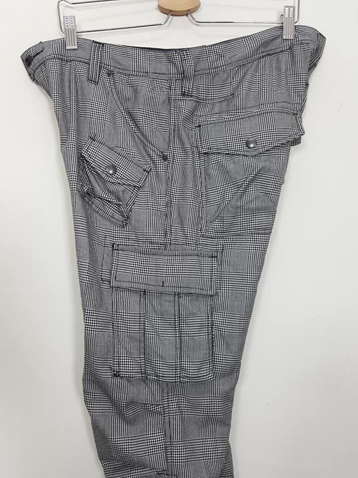 Japanese Brand EDGE RUPERT Rayon Polyester Blend Houndstooth Pants Size US 37 - 8 Thumbnail