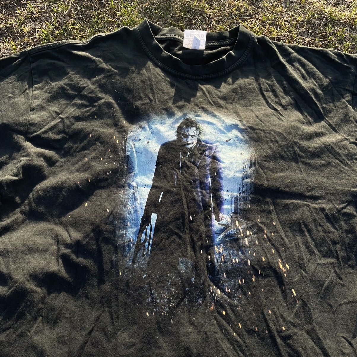 Vintage Vintage 90s Graphic Tee Dark Horror Aesthetic Sun Faded L Size US L / EU 52-54 / 3 - 4 Thumbnail