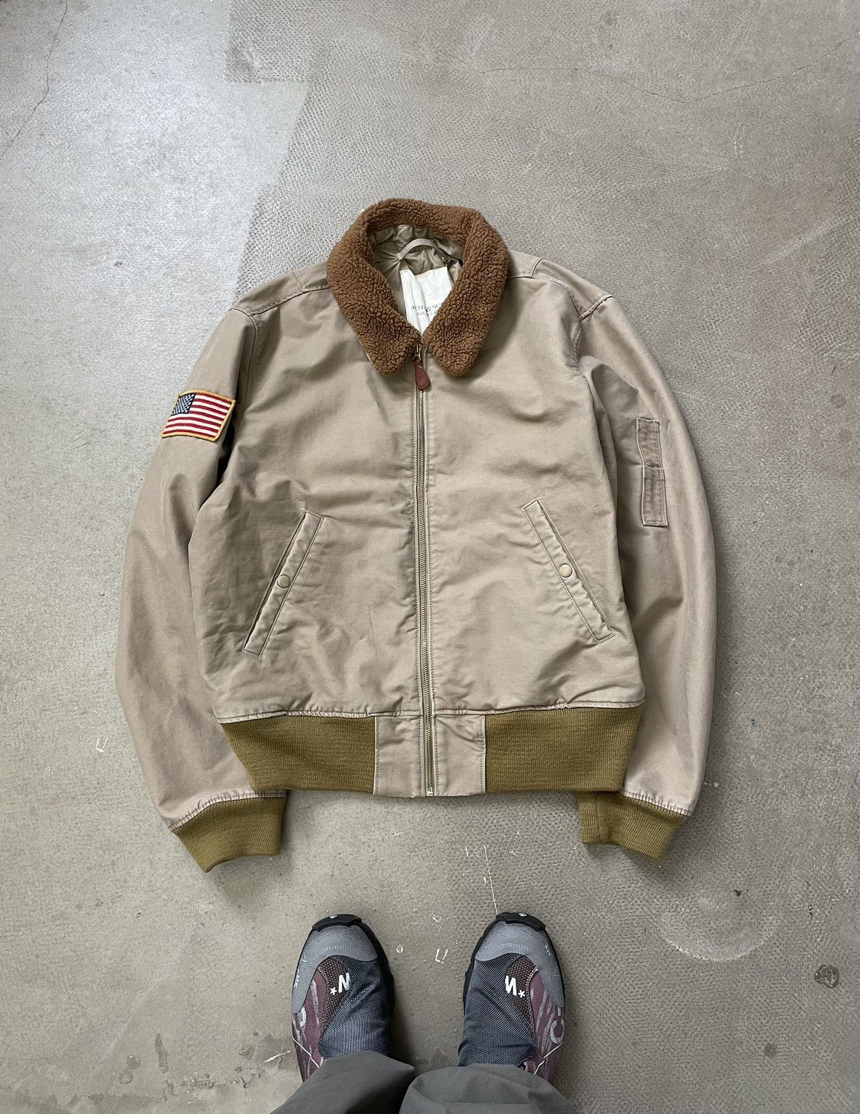 Vintage Ralph Lauren Denim and Supply MA1 Bomber Jacket Y2K