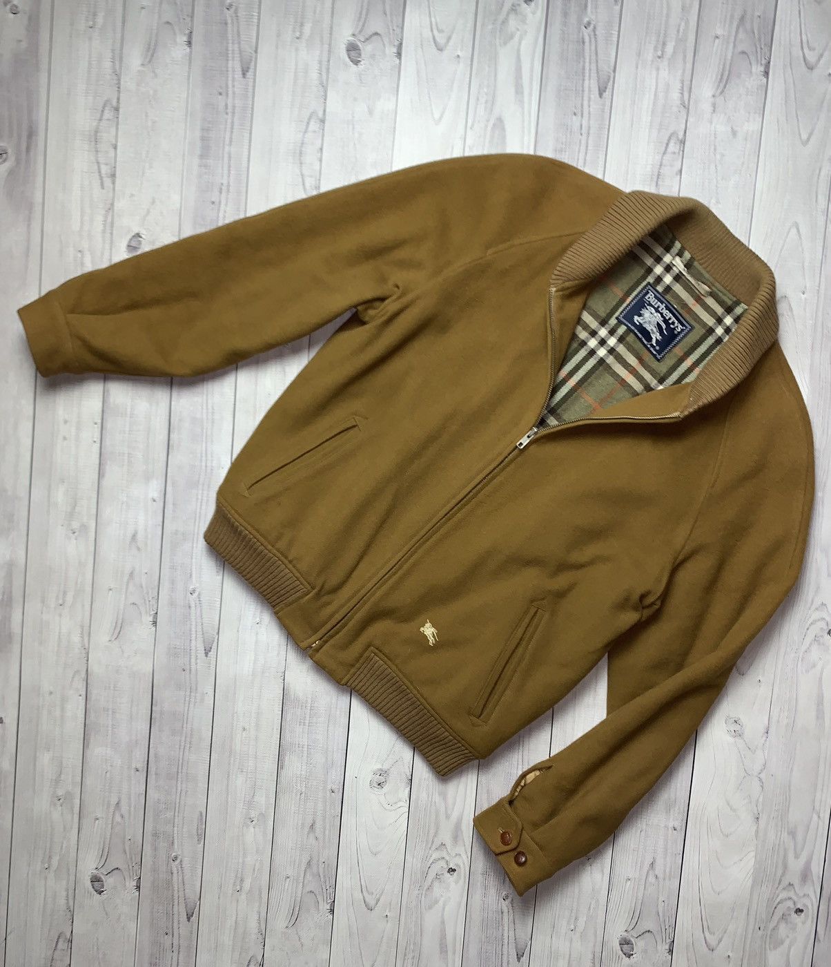 Vintage Burberry’s jacket Plaid Size M rare