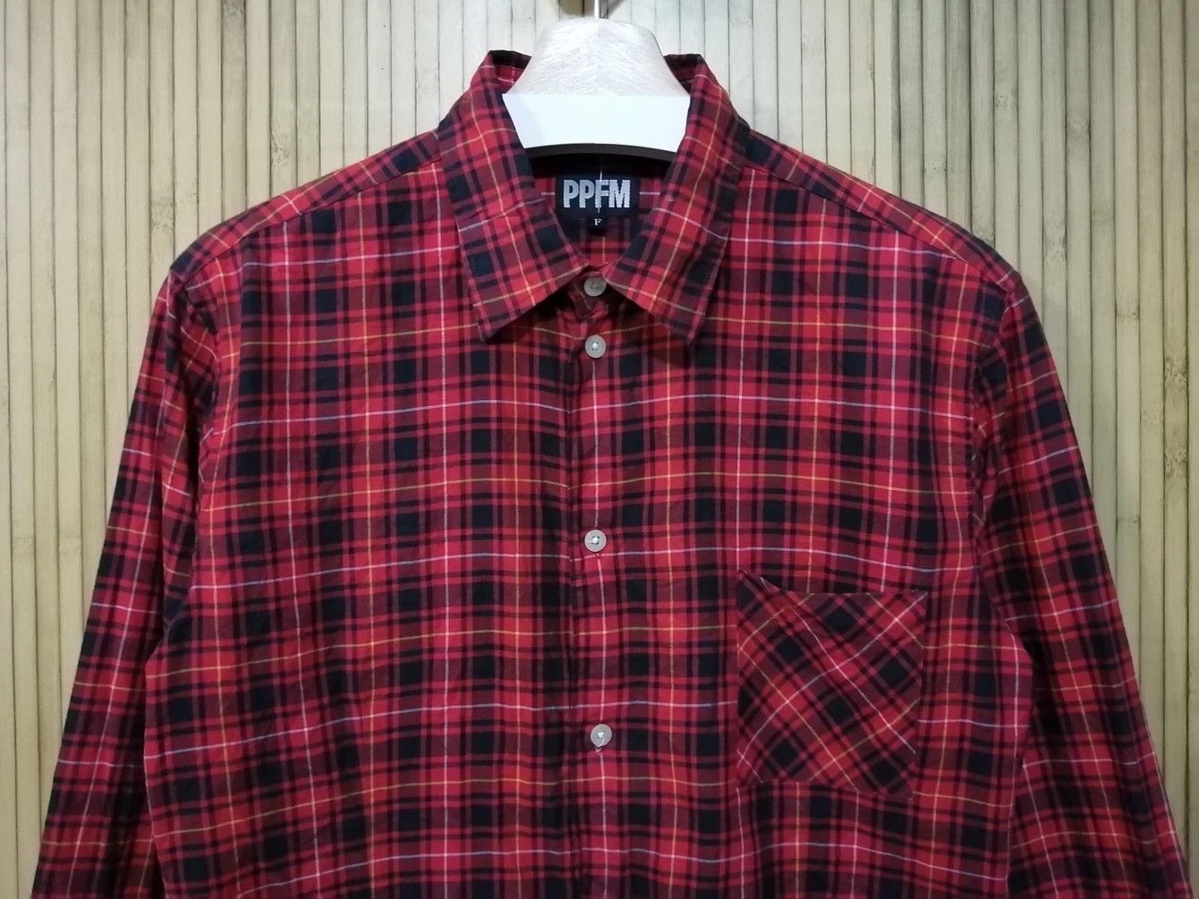 PPFM Japanese Brand PPFM Checkered Shirt Size US M / EU 48-50 / 2 - 6 Thumbnail