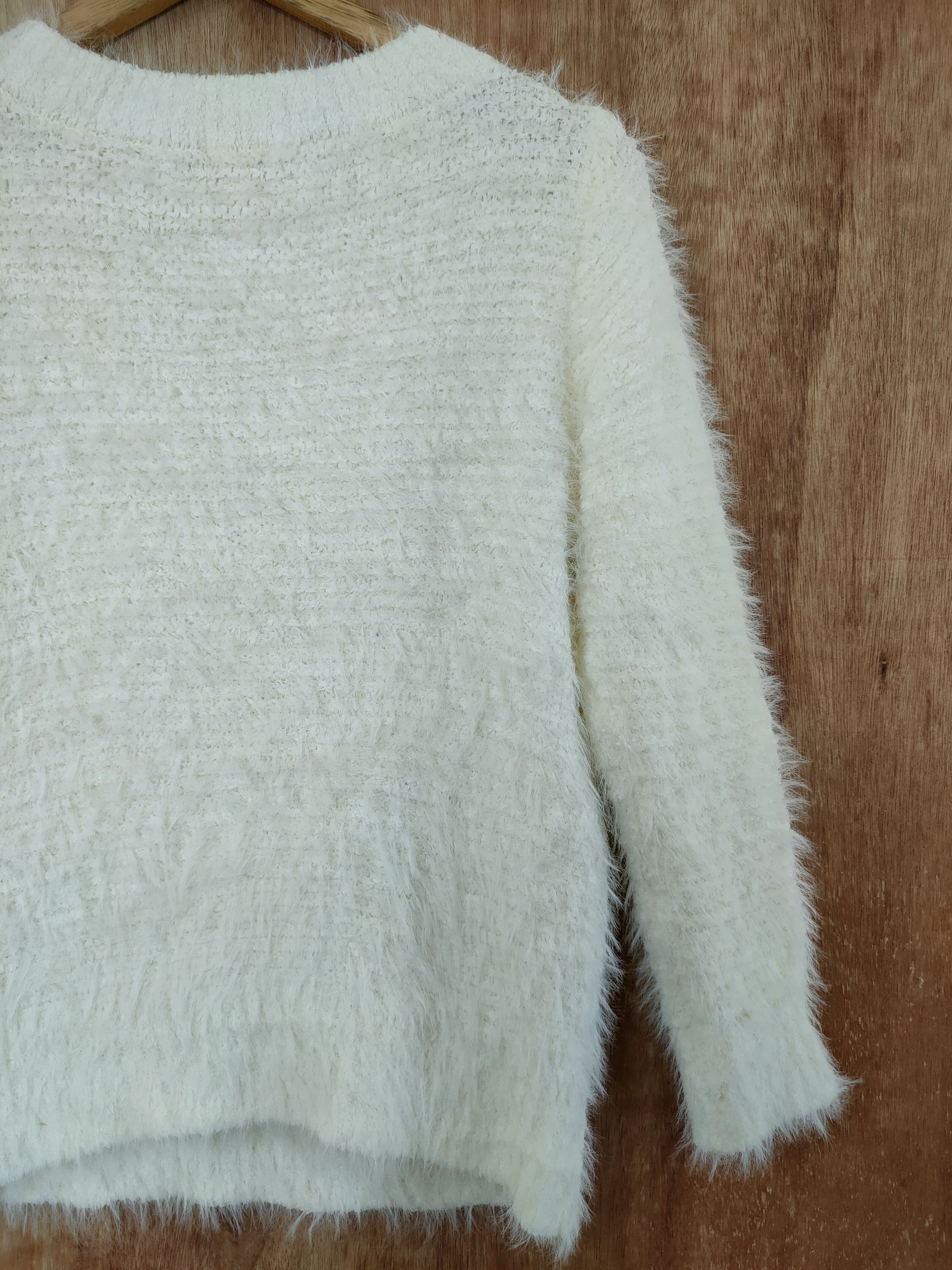 Homespun Knitwear DL Chocol Raffine shaggy mohair soft fur knitwear #sp46-470 Size US S / EU 44-46 / 1 - 10 Thumbnail