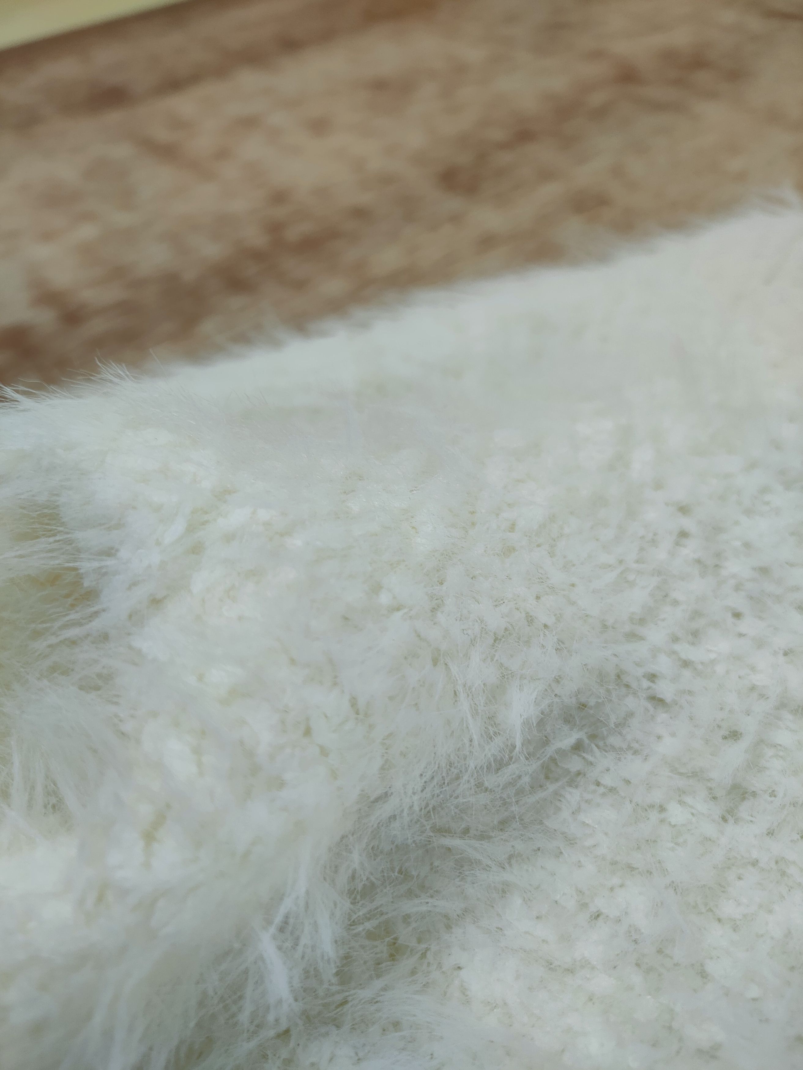Homespun Knitwear DL Chocol Raffine shaggy mohair soft fur knitwear #sp46-470 Size US S / EU 44-46 / 1 - 5 Thumbnail