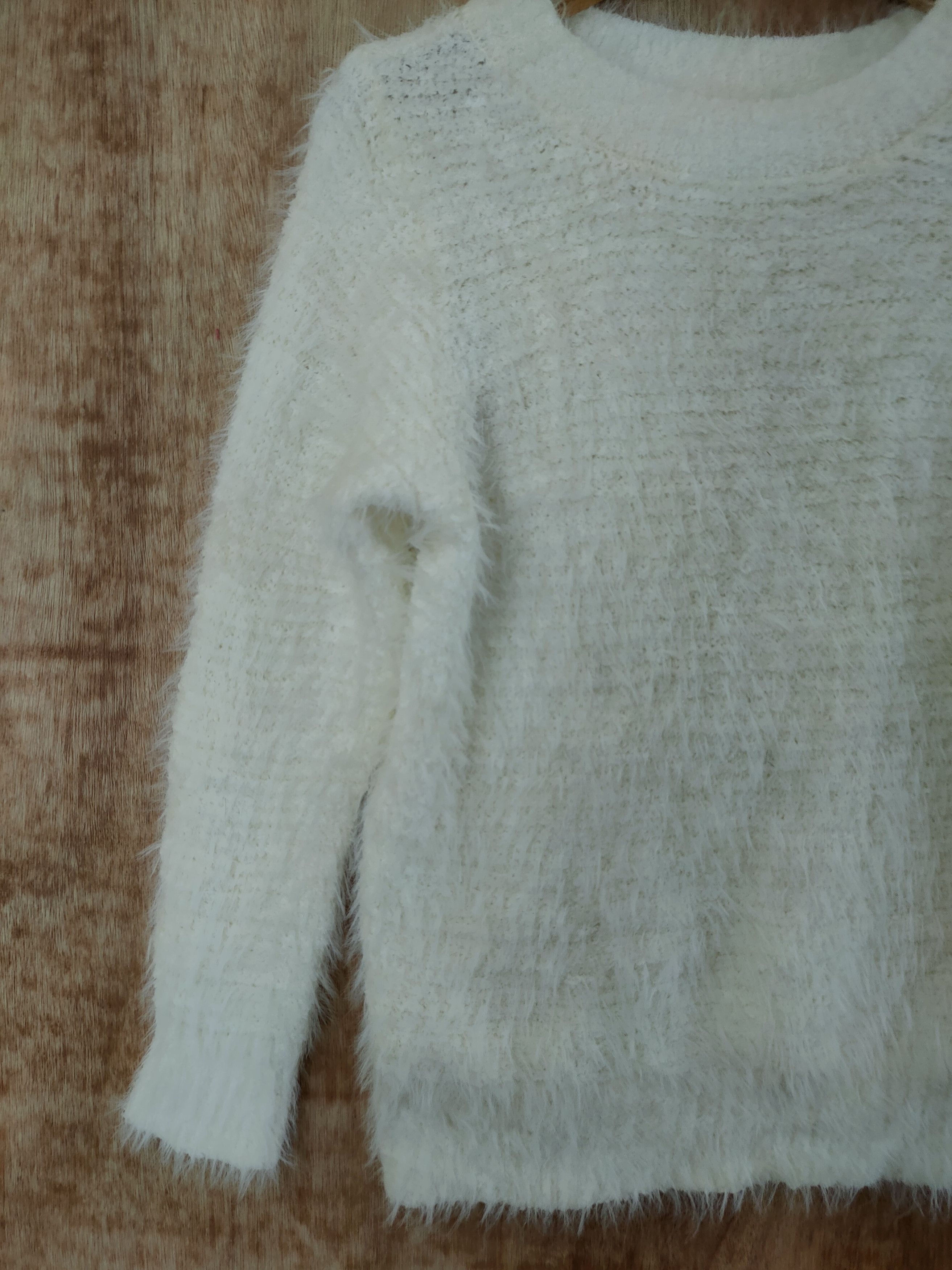 Homespun Knitwear DL Chocol Raffine shaggy mohair soft fur knitwear #sp46-470 Size US S / EU 44-46 / 1 - 2 Thumbnail