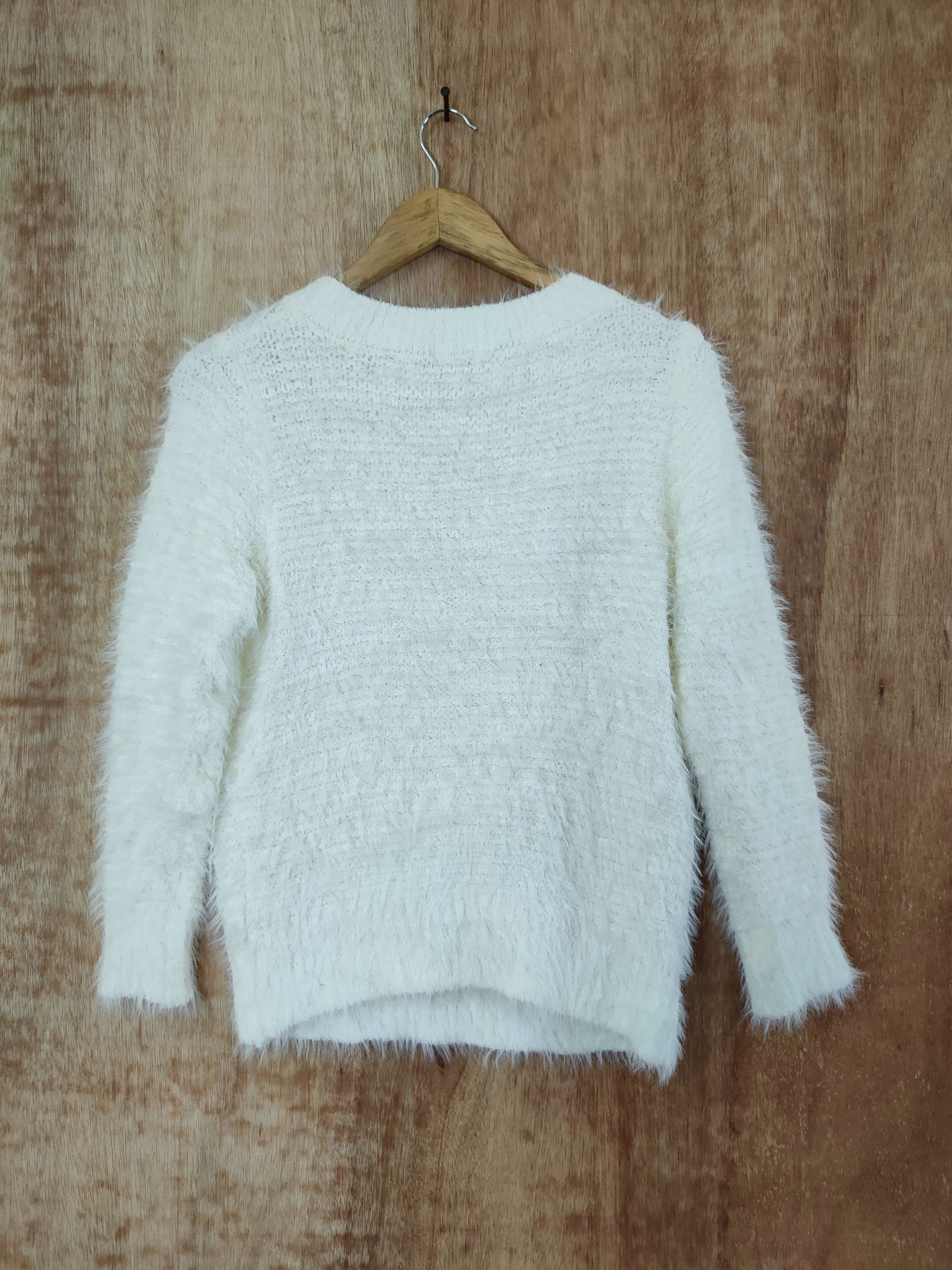 Homespun Knitwear DL Chocol Raffine shaggy mohair soft fur knitwear #sp46-470 Size US S / EU 44-46 / 1 - 8 Thumbnail
