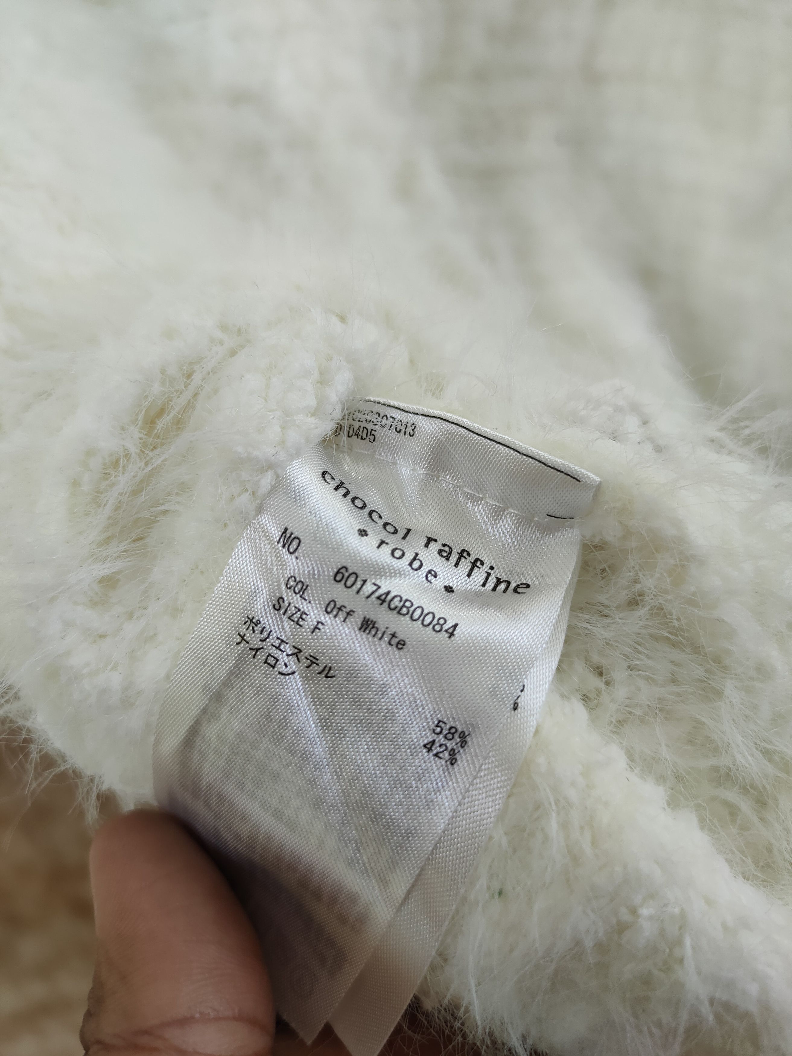 Homespun Knitwear DL Chocol Raffine shaggy mohair soft fur knitwear #sp46-470 Size US S / EU 44-46 / 1 - 11 Thumbnail