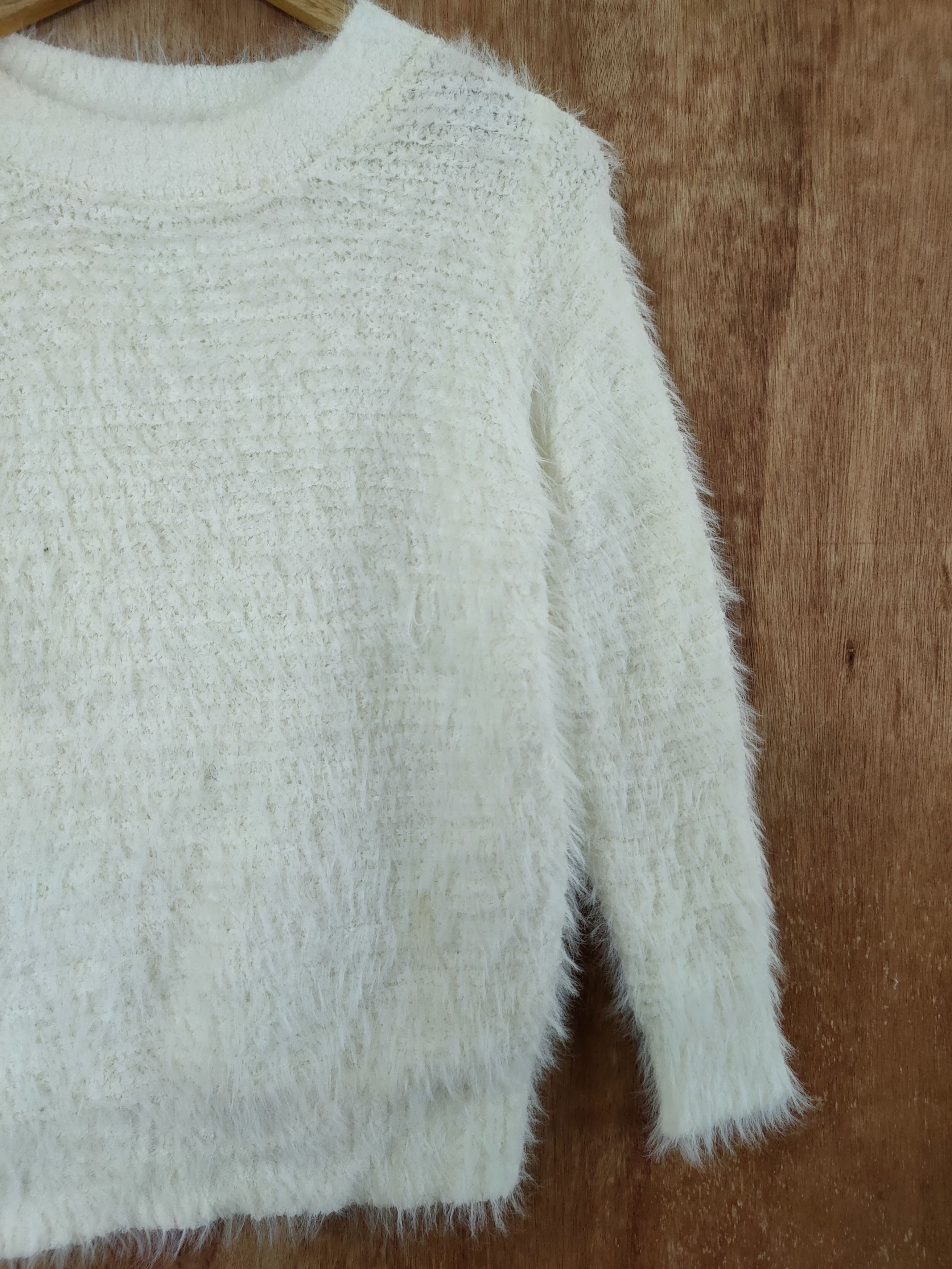 Homespun Knitwear DL Chocol Raffine shaggy mohair soft fur knitwear #sp46-470 Size US S / EU 44-46 / 1 - 3 Thumbnail