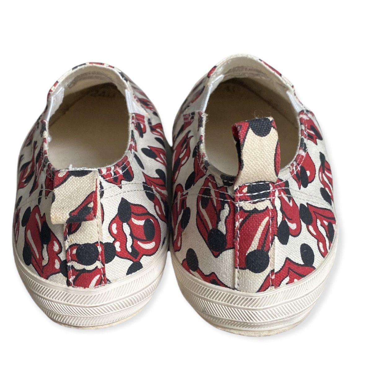 Comme des Garcons SS06 Rolling Stone Polka Dot Pointed Slip On Sneakers Size US 7 / EU 40 - 4 Thumbnail
