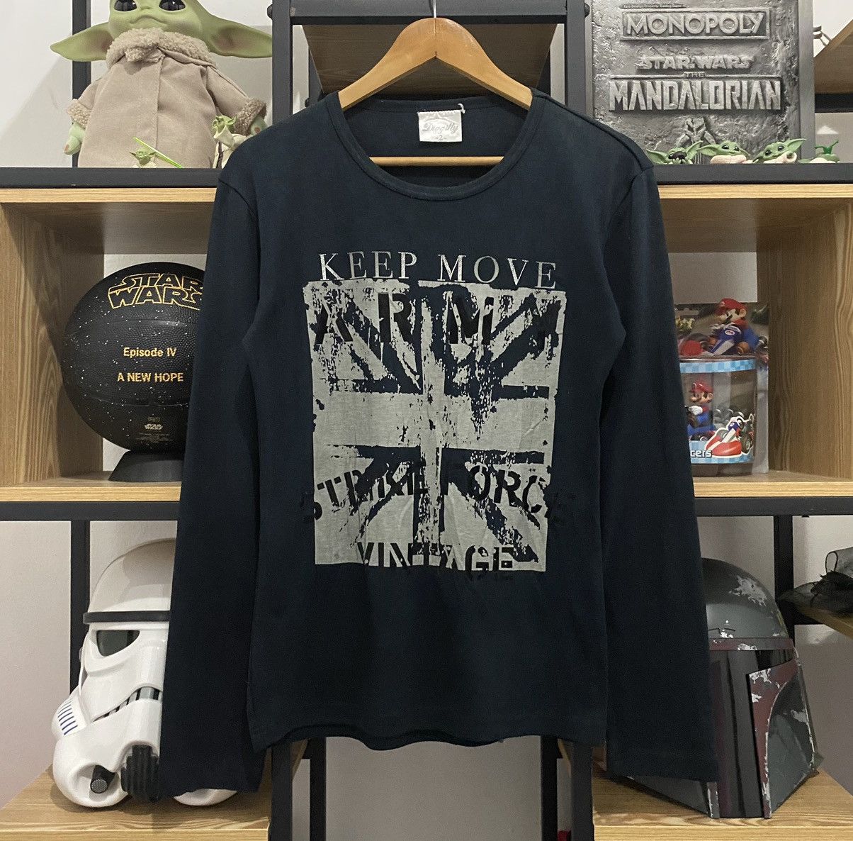 If Six Was Nine Japan Diggilty Keep Move British Flag Punk Longsleeve Tee Size US M / EU 48-50 / 2 - 1 Thumbnail