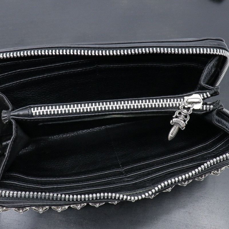 Chrome Hearts Chrome Hearts Pyramid Stud Zipper Wallet Size ONE SIZE - 3 Thumbnail