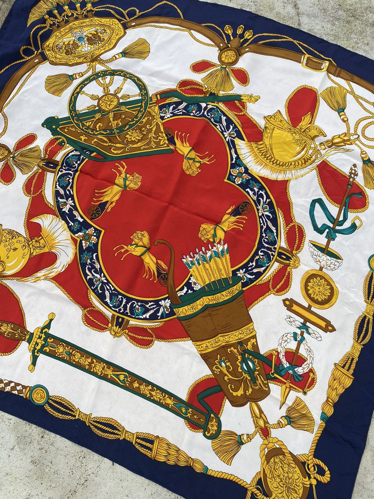 Other 💸BINDINGOFFER💸Vintage Luxury Design Silk Scarf Size ONE SIZE - 2 Thumbnail