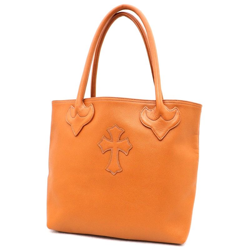 image of Chrome Hearts Orange Cross Tote Bag, Women's