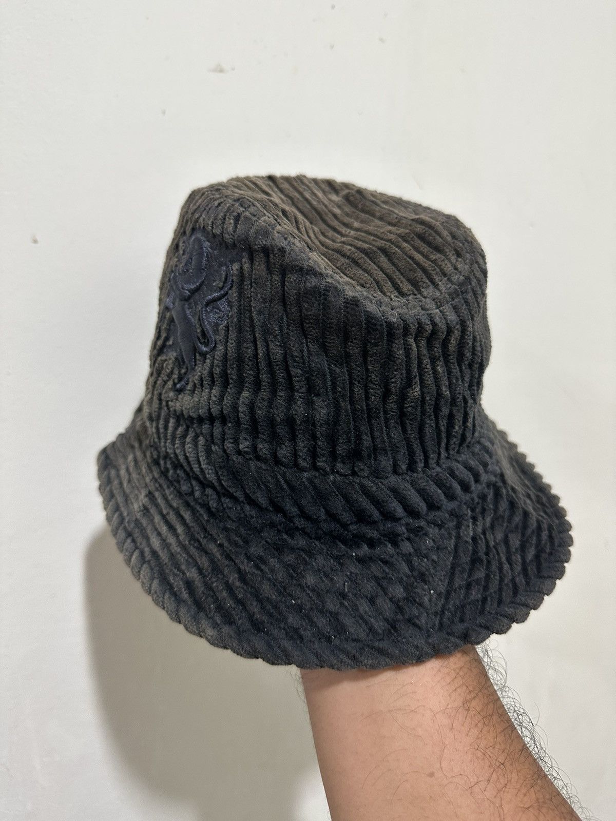 Hysteric Glamour × Vintage VTG Philip Treacy Embroid Corduroy Hat Size ONE SIZE - 2 Thumbnail