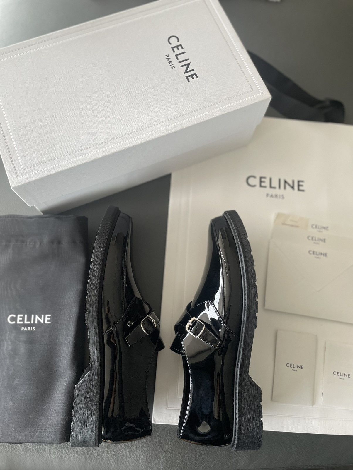 Celine × Hedi Slimane Rare Brand New Hedi Super Runway Creeper Leather Loafer Size US 11.5 / EU 44-45 - 12 Thumbnail