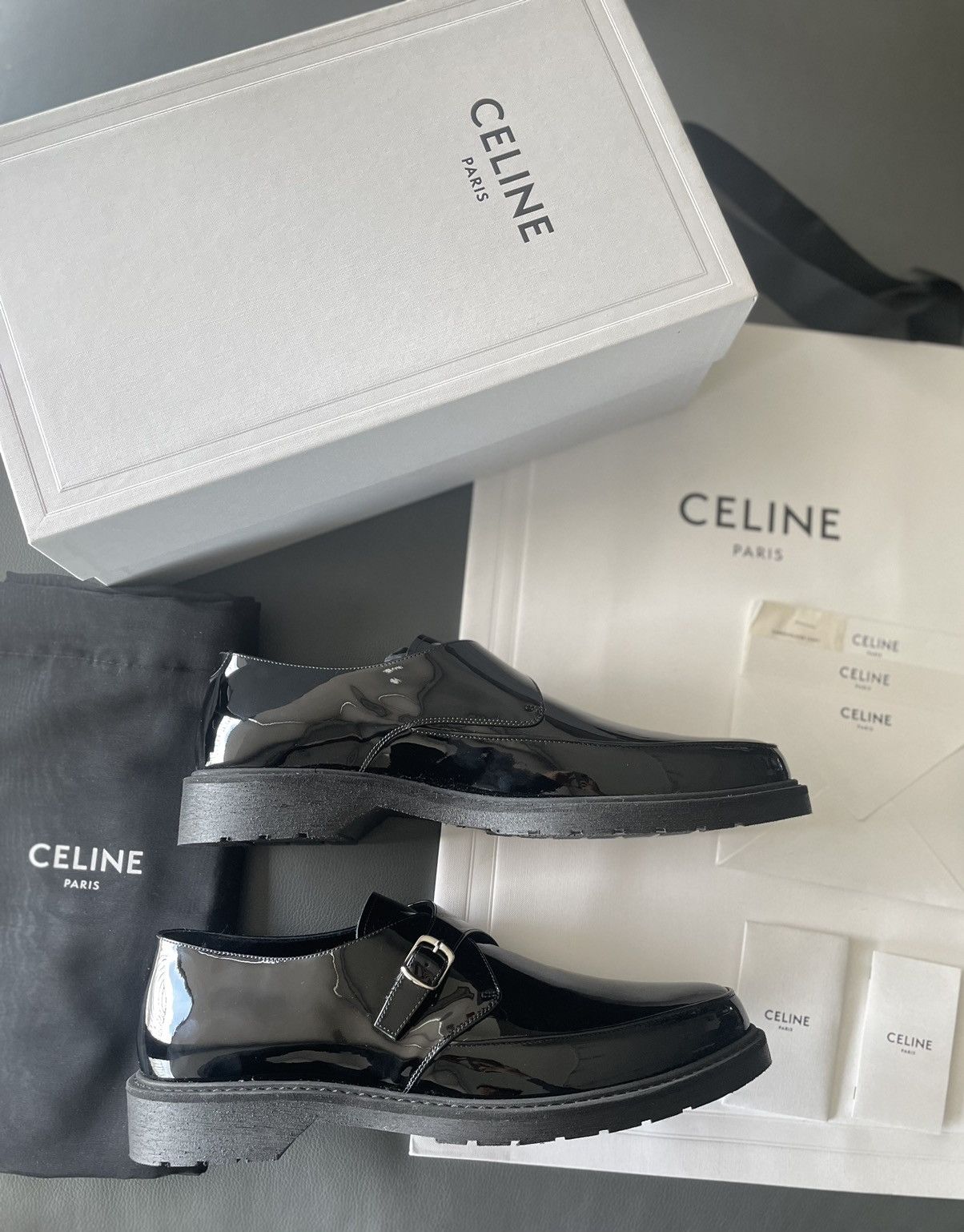 Rare Brand New Hedi Super Runway Creeper Leather Loafer