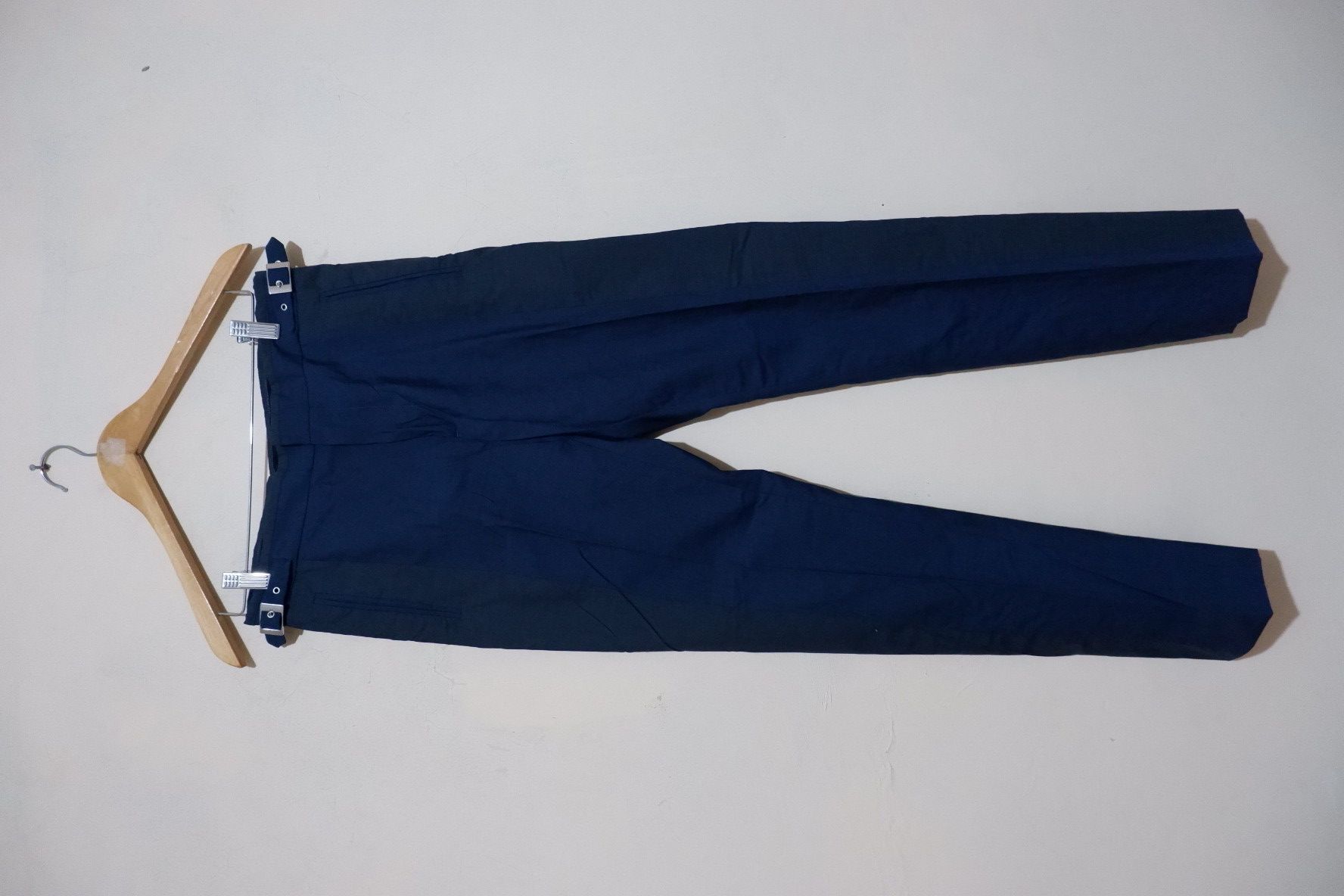 image of 2013 Vivienne Westwood London Double Belted Pants in Navy/Green, Men's (Size 30)