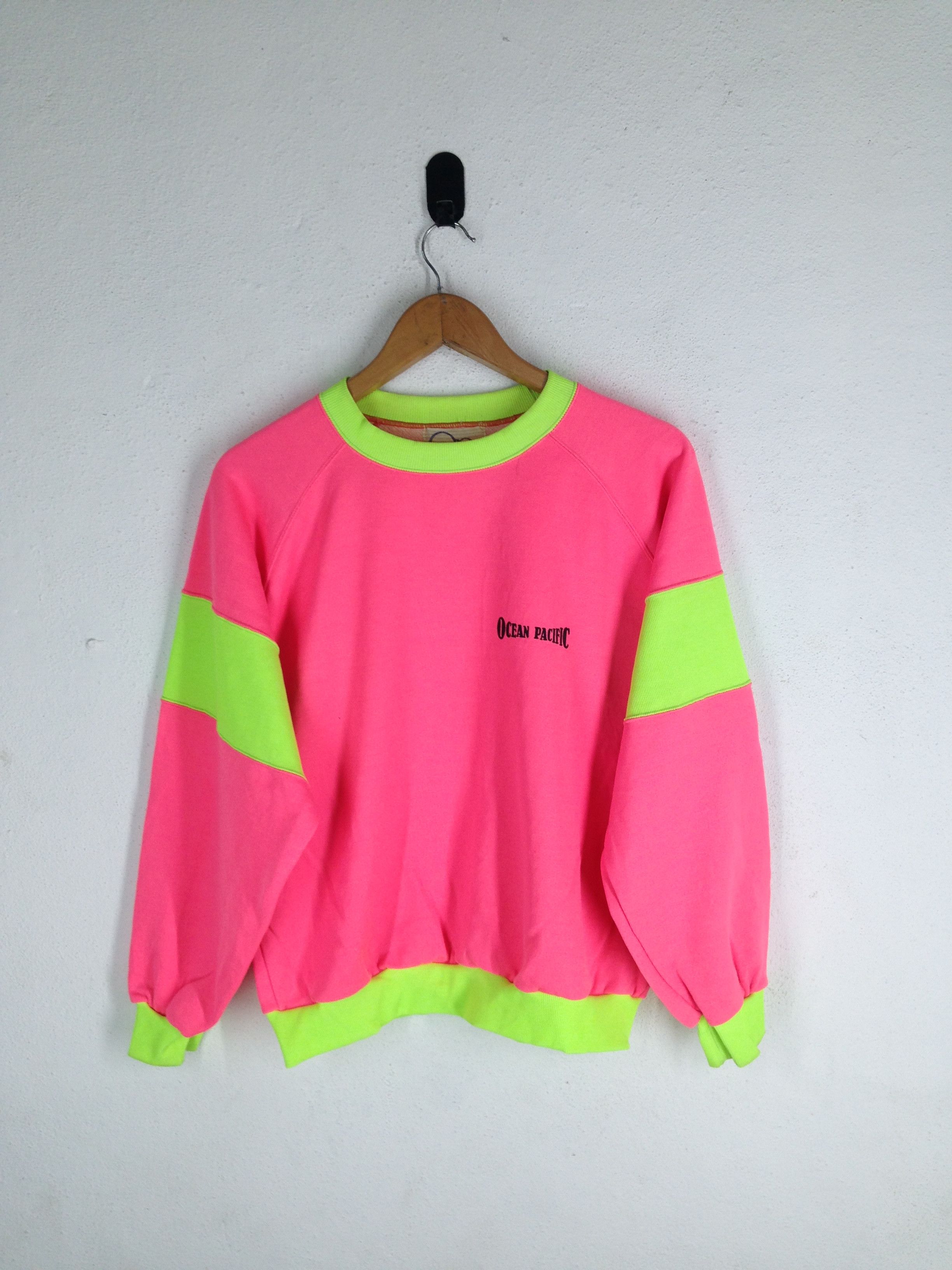 Vintage 90s OCEAN PACIFIC SURF O.P Big Logo Spell Out Sweatshirts Size US M / EU 48-50 / 2 - 1 Thumbnail