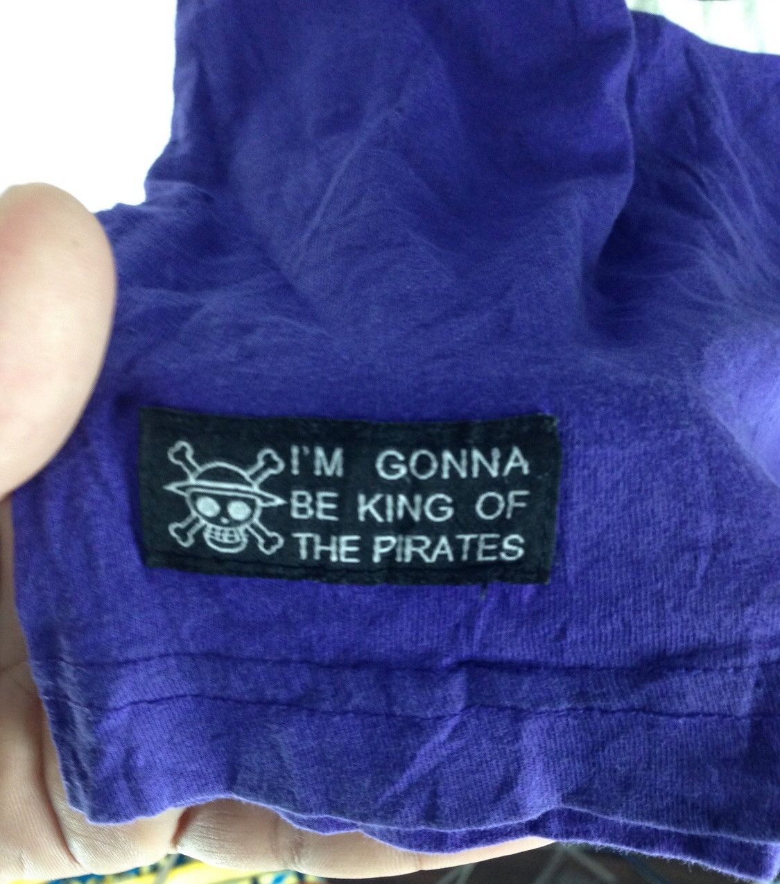One Piece One Picece Tee Big Logo i'm gonna be king of the pirates Size US M / EU 48-50 / 2 - 4 Thumbnail