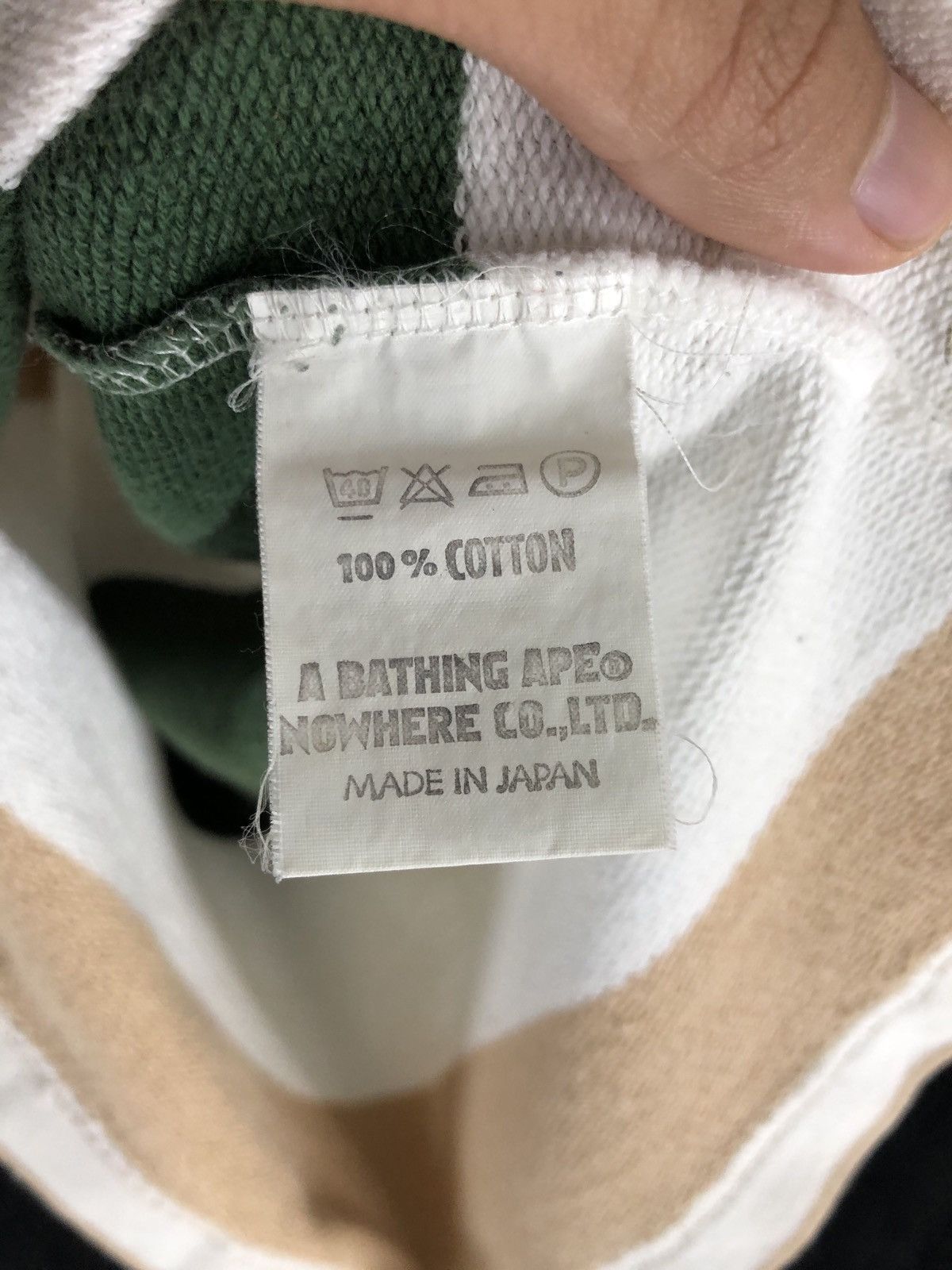 Vintage 90s Bape A Bathing Ape Made by General Stripe