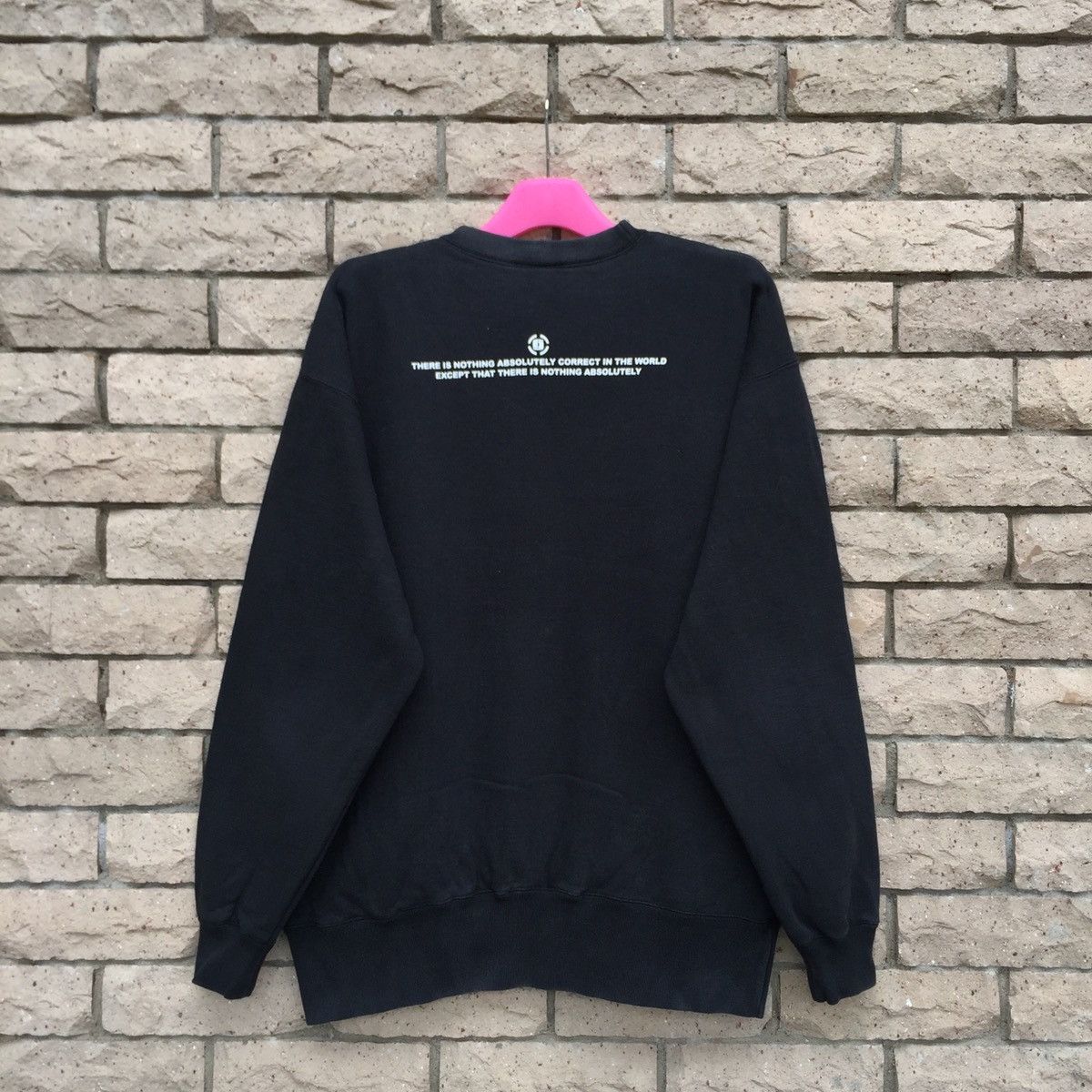 Japanese Brand REAL WORDS sweatshirt spell out small design.. Size US L / EU 52-54 / 3 - 7 Thumbnail